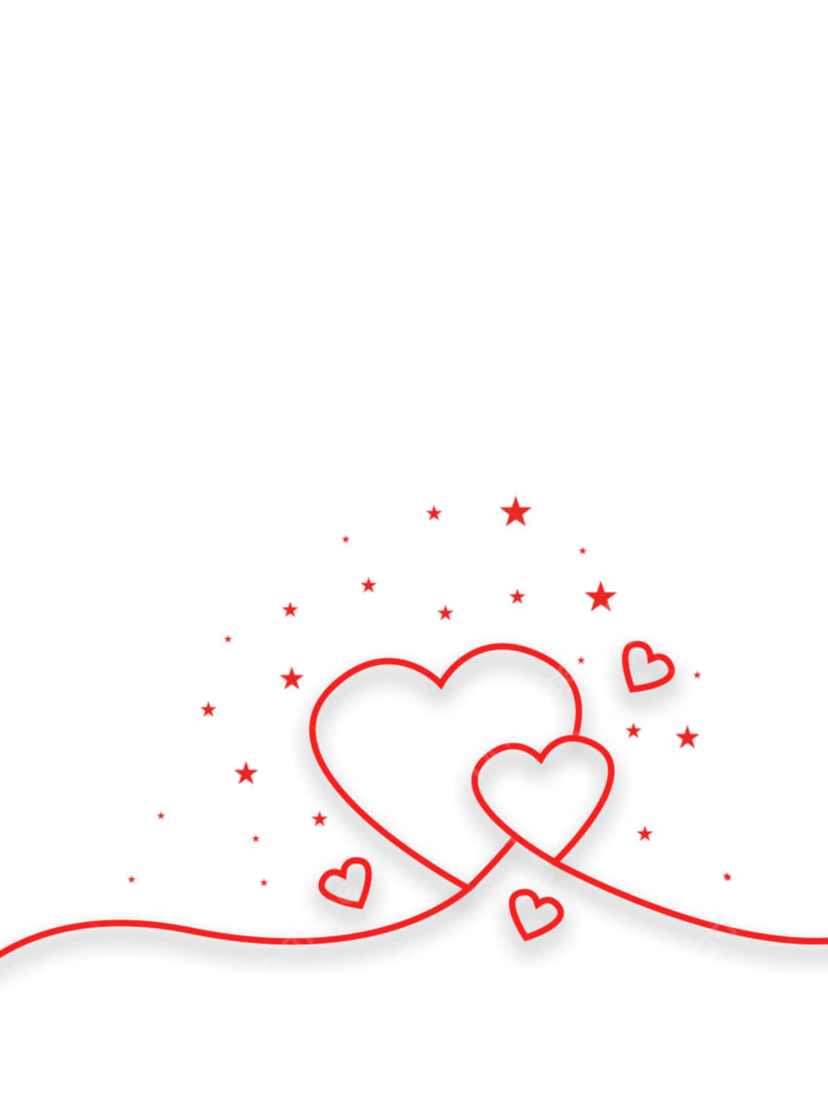 Intet er smukkere end to forelskede hjerter Wallpapers