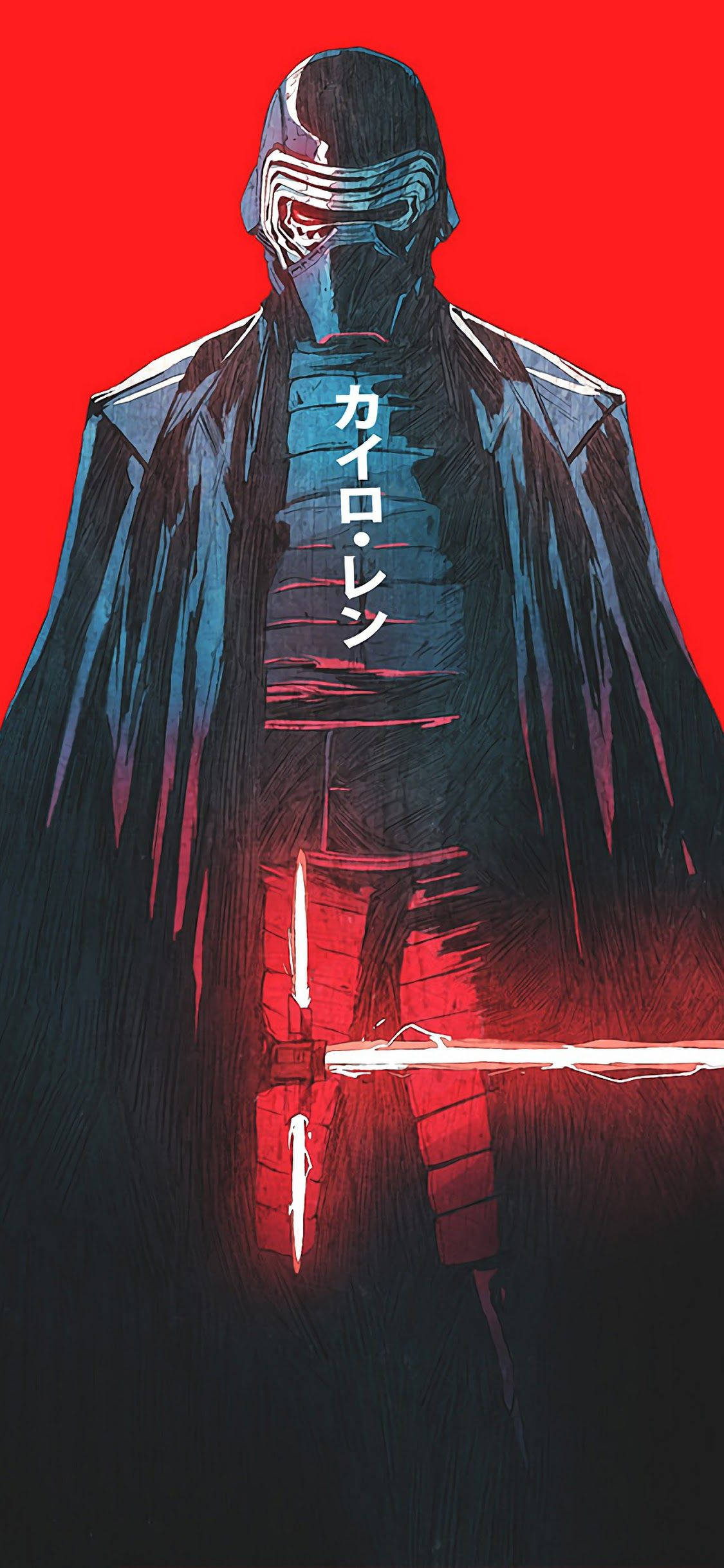 Intimiderende Kylo Ren Star Wars 4K iPhone Wallpapers