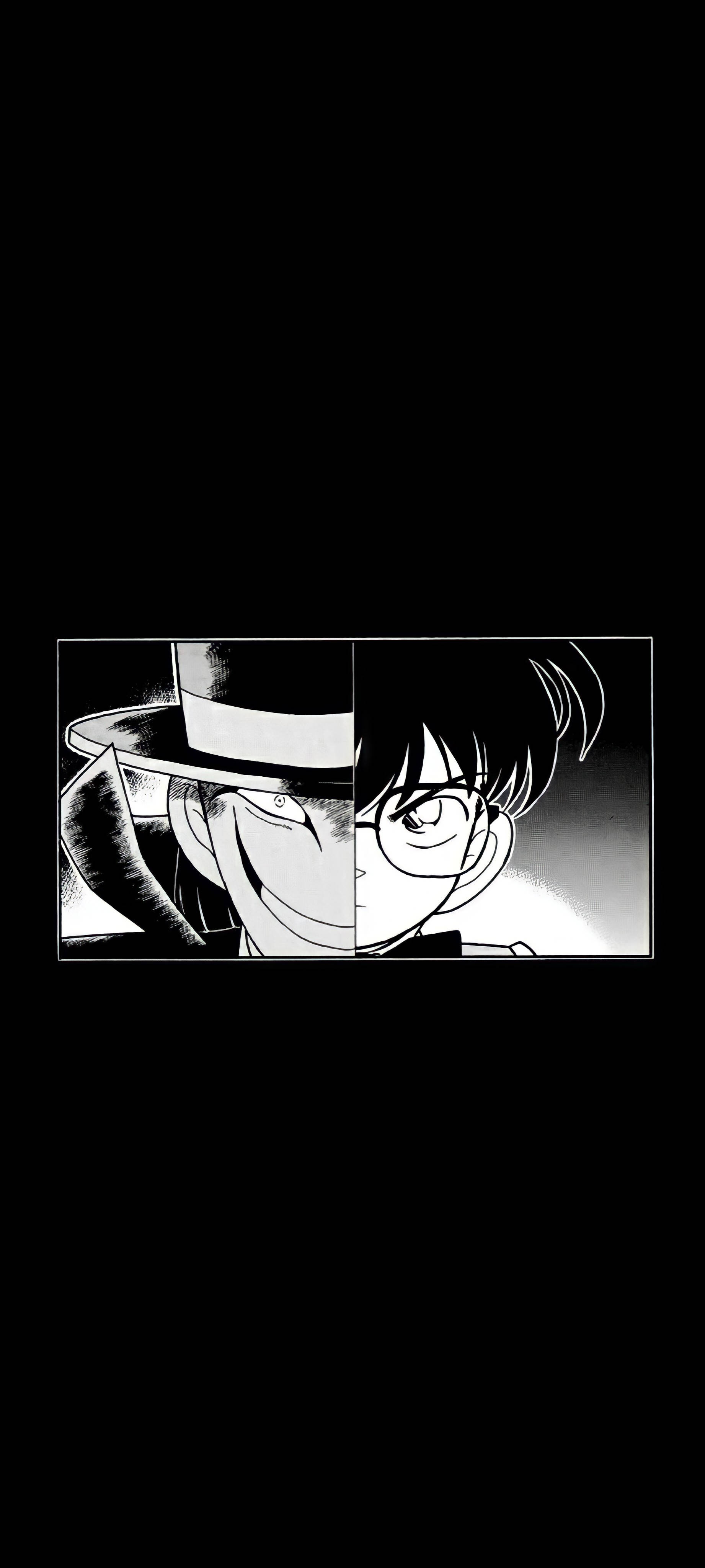 Intrigerende Sort Manga-karakter Wallpapers
