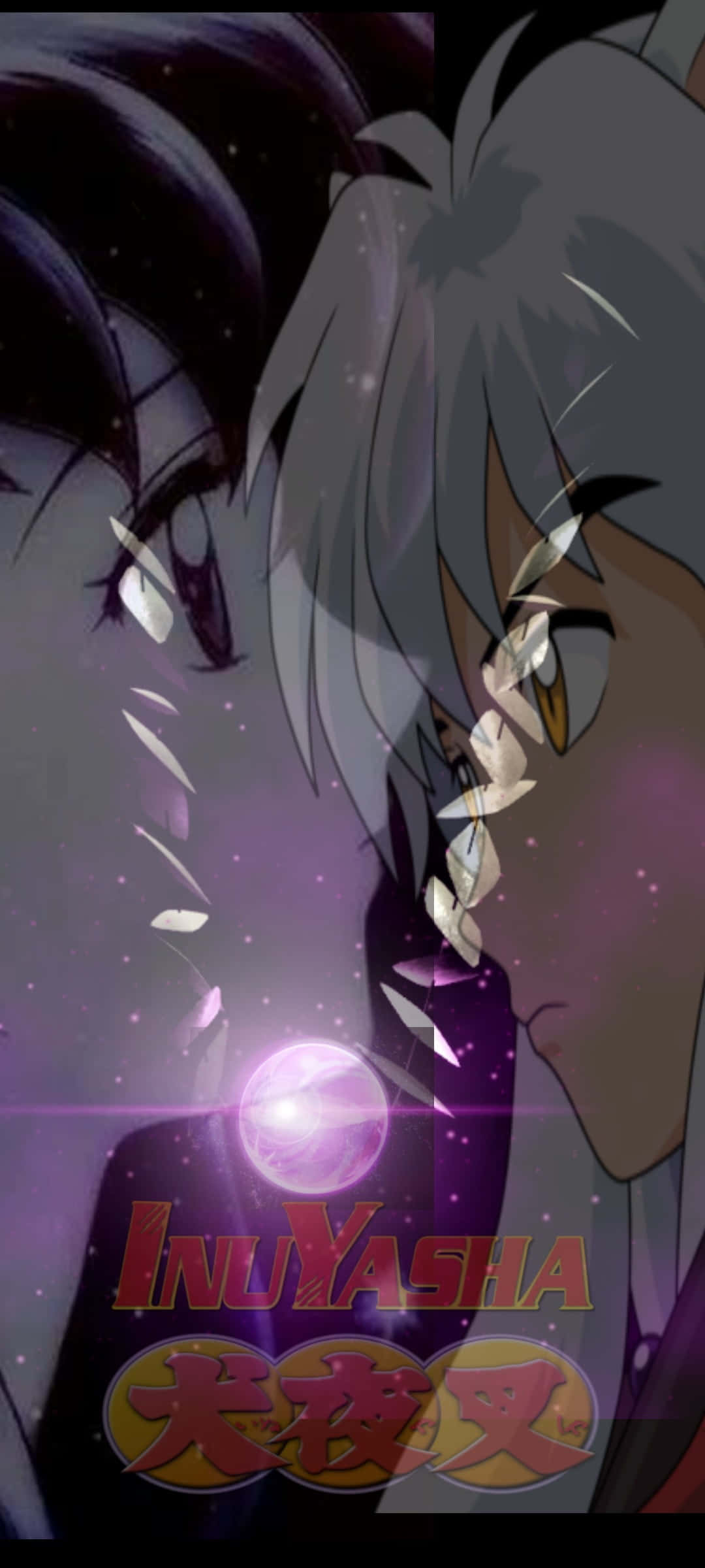 Inuyasha, et vildt-lignende barnebarn af en stor japansk dæmon, påtager sig løftet om at beskytte mod fortiden. Wallpapers