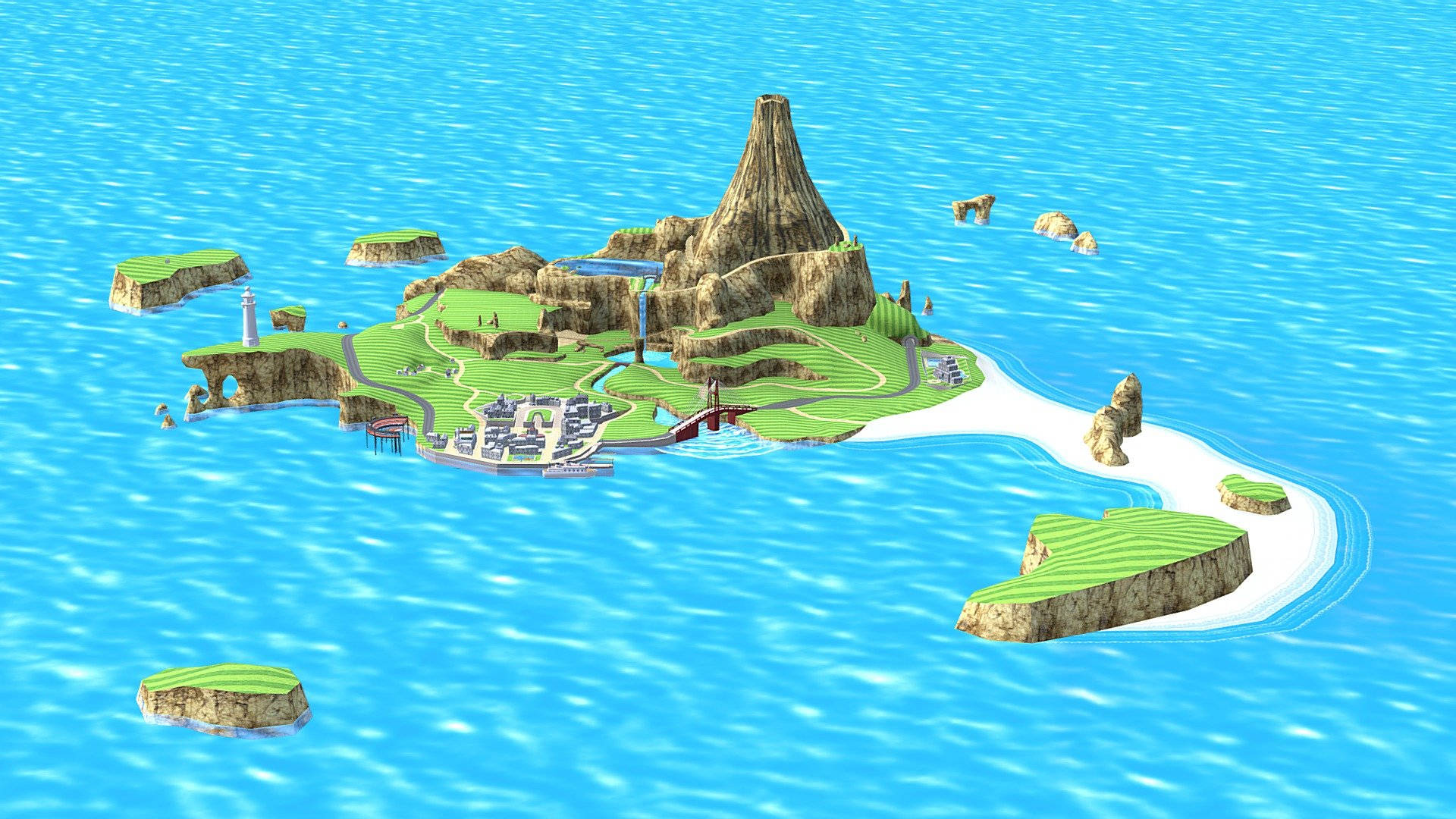Iøjnefaldende Wuhu Island Wii Sports Resort Wallpapers