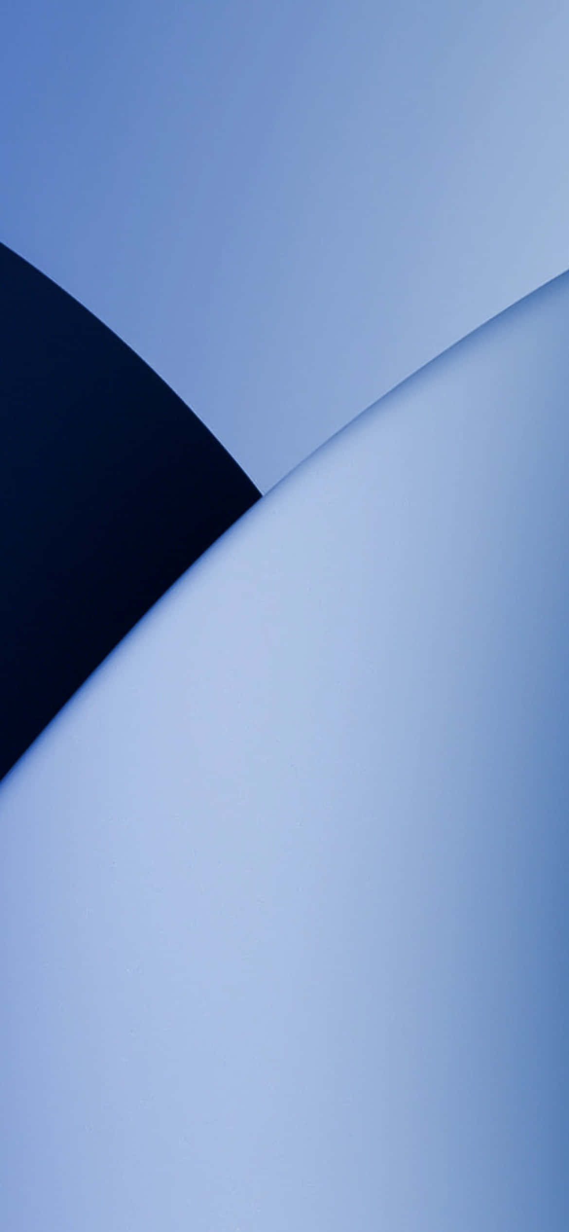 iOS 13 lyseblå cirkler baggrund Wallpapers