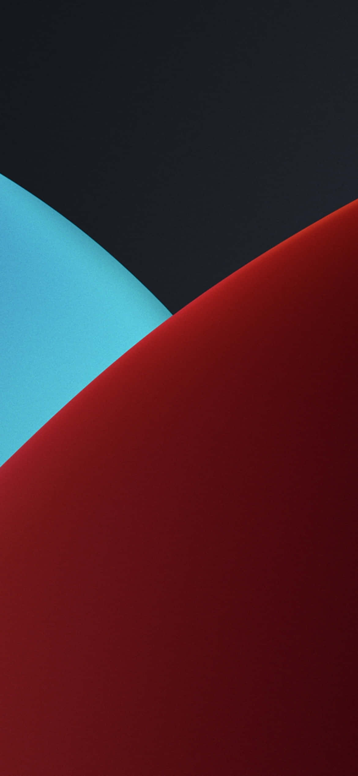iOS 13 overlappende former baggrund Wallpapers