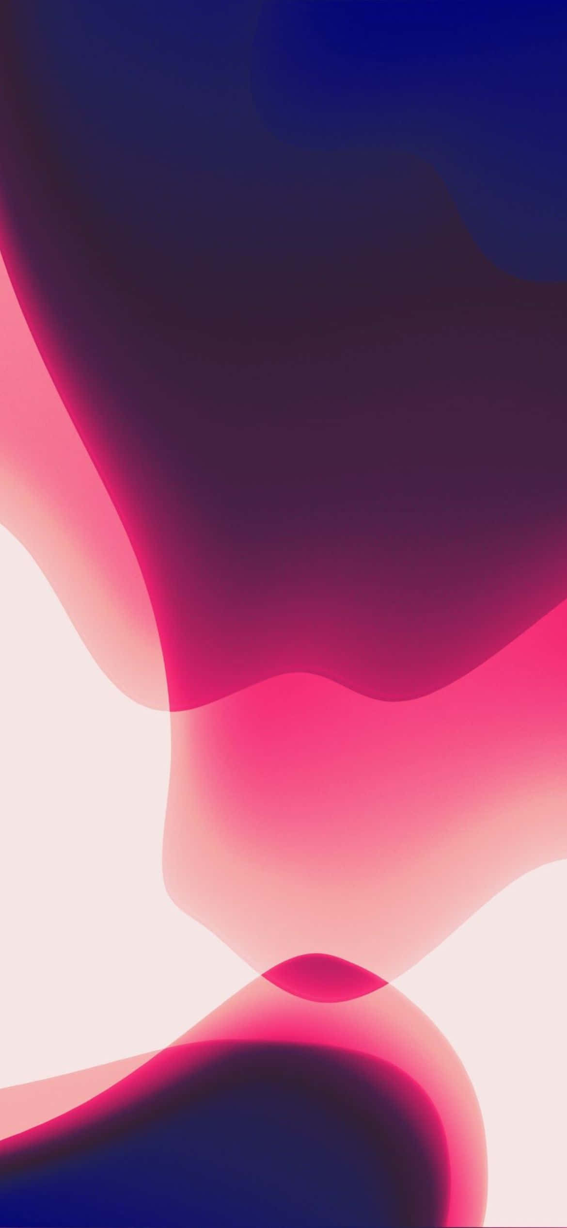 iOS 13 rød og lilla baggrund Wallpapers