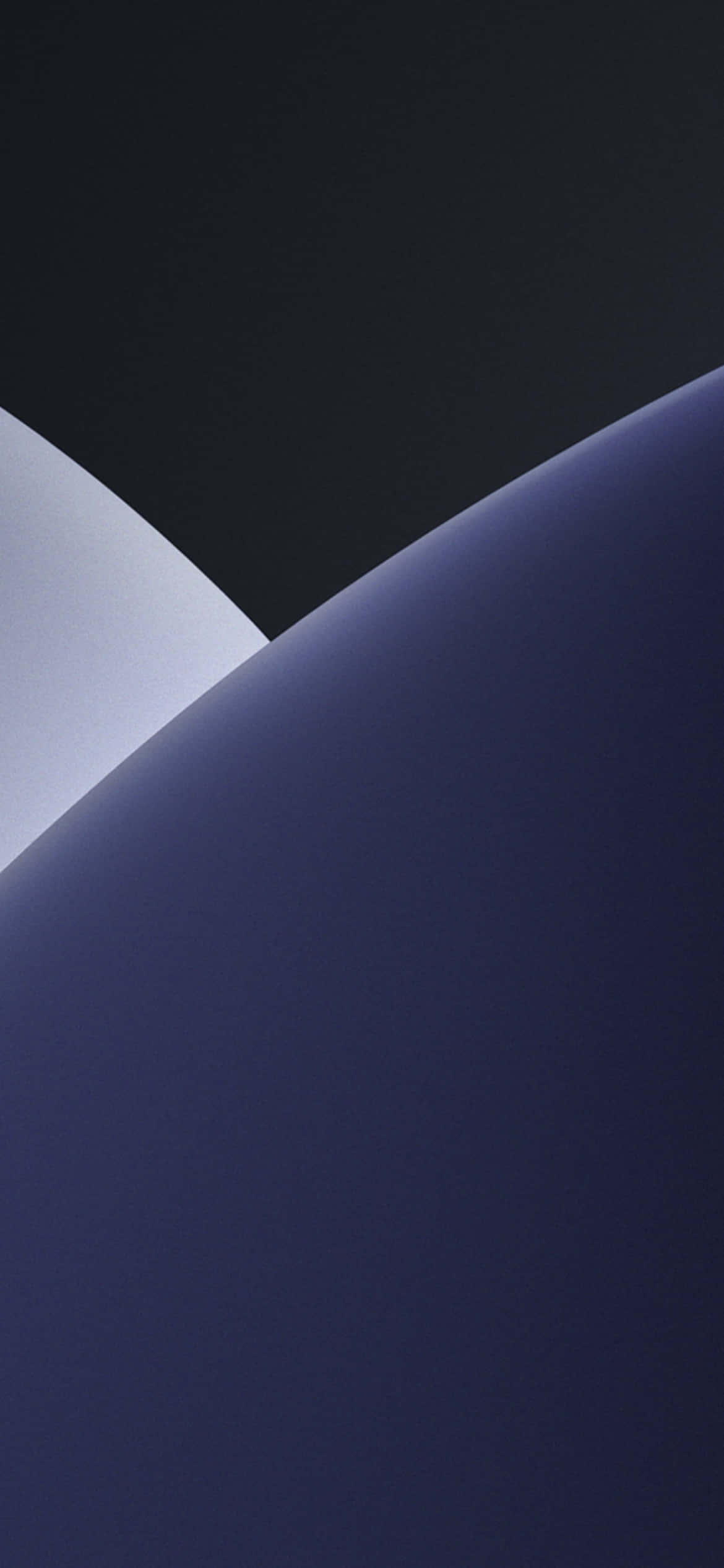 iOS 13 Sort Grå Baggrund Wallpapers