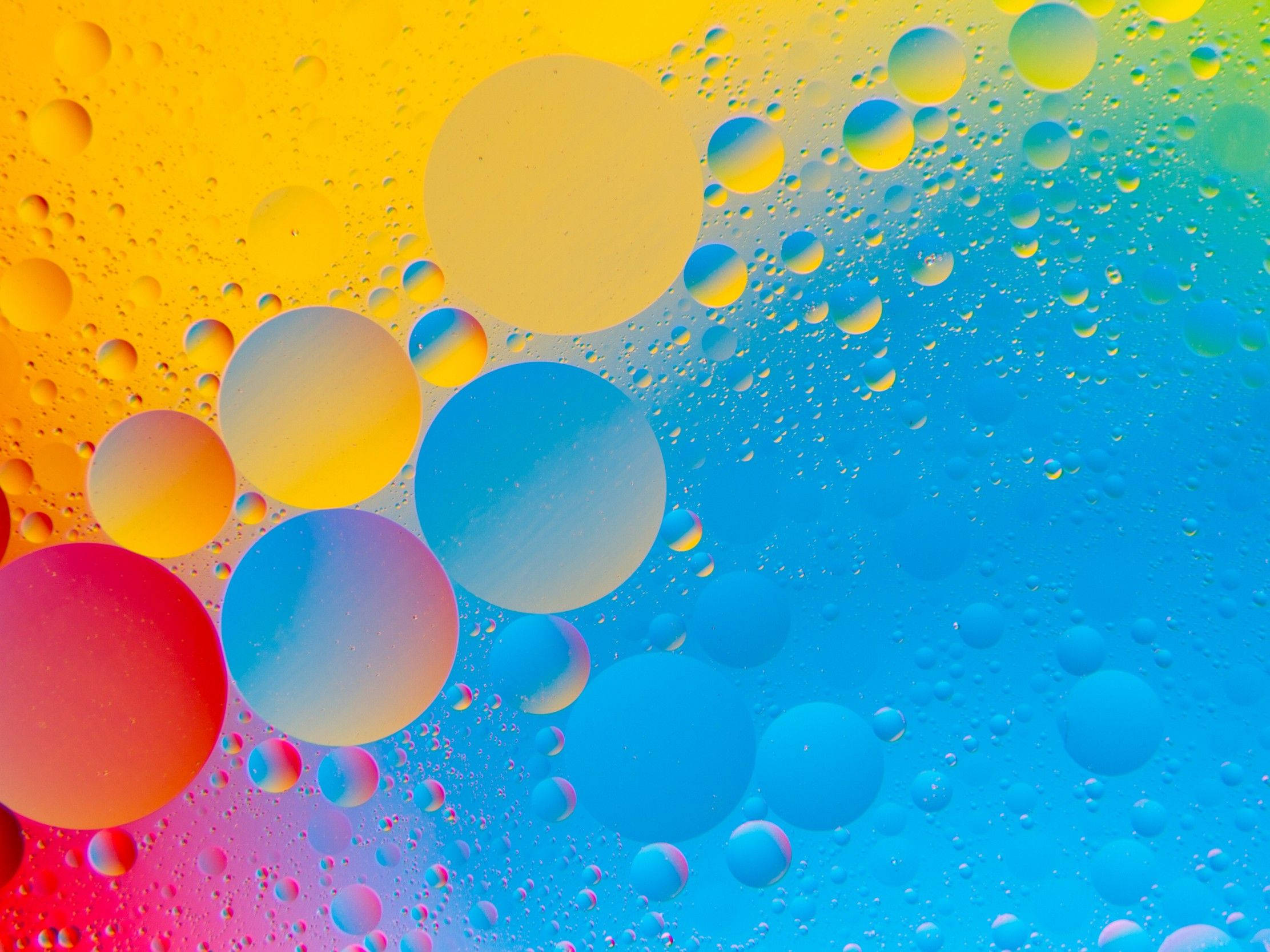 iPad Pro farverige bobler Wallpapers