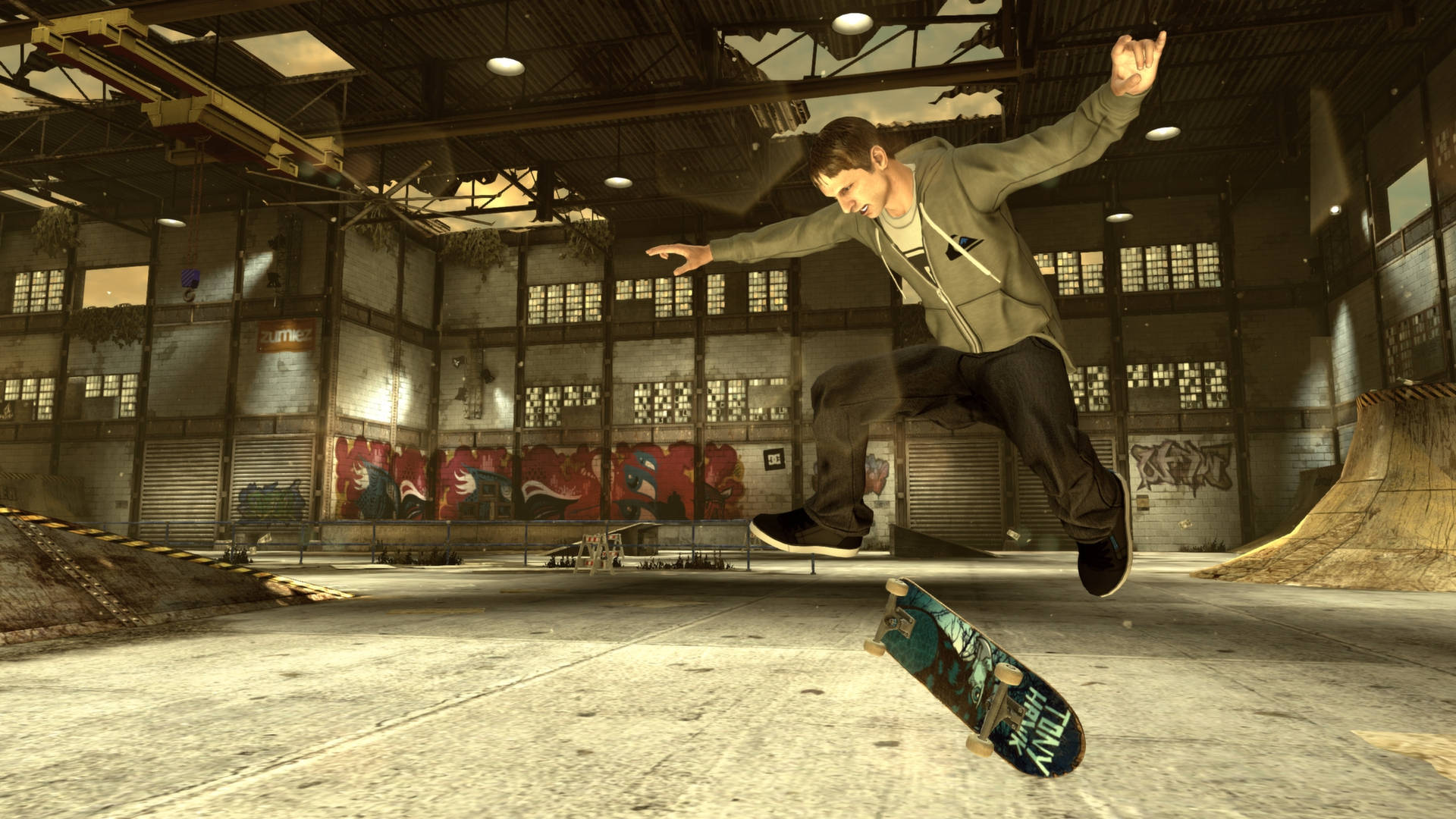 iPad Pro Tony Hawk i Forladt Skatehal Wallpapers
