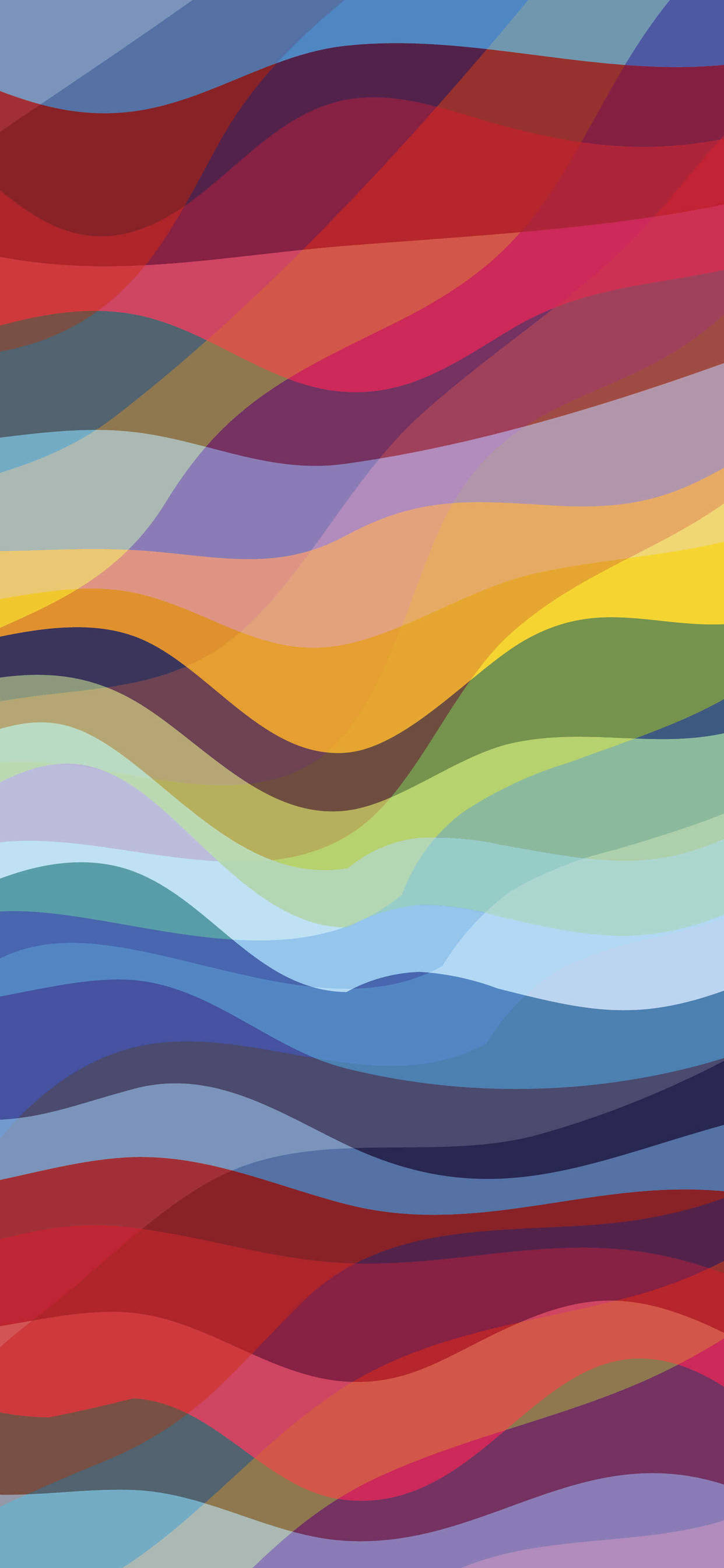 iPhone 12 Pro Max Gradient Bølger Wallpapers
