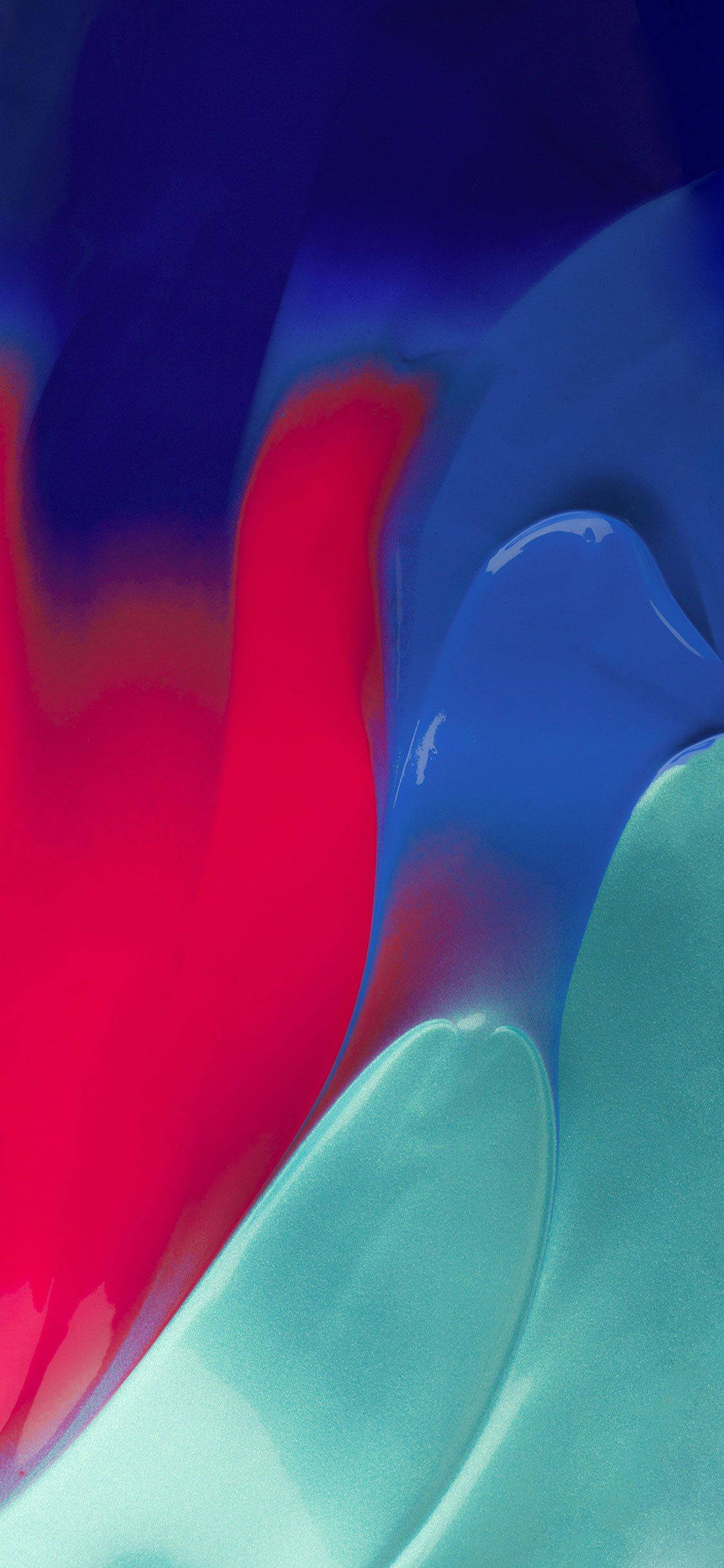 iPhone 13 Abstrakt Rød Maling Wallpapers