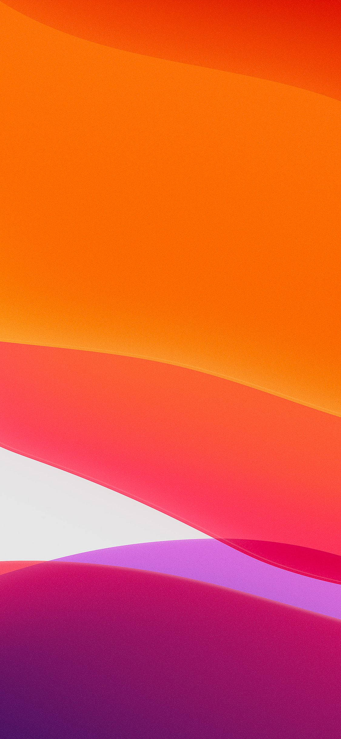 iPhone 13 iOS Pink Orange Abstract Wallpapers