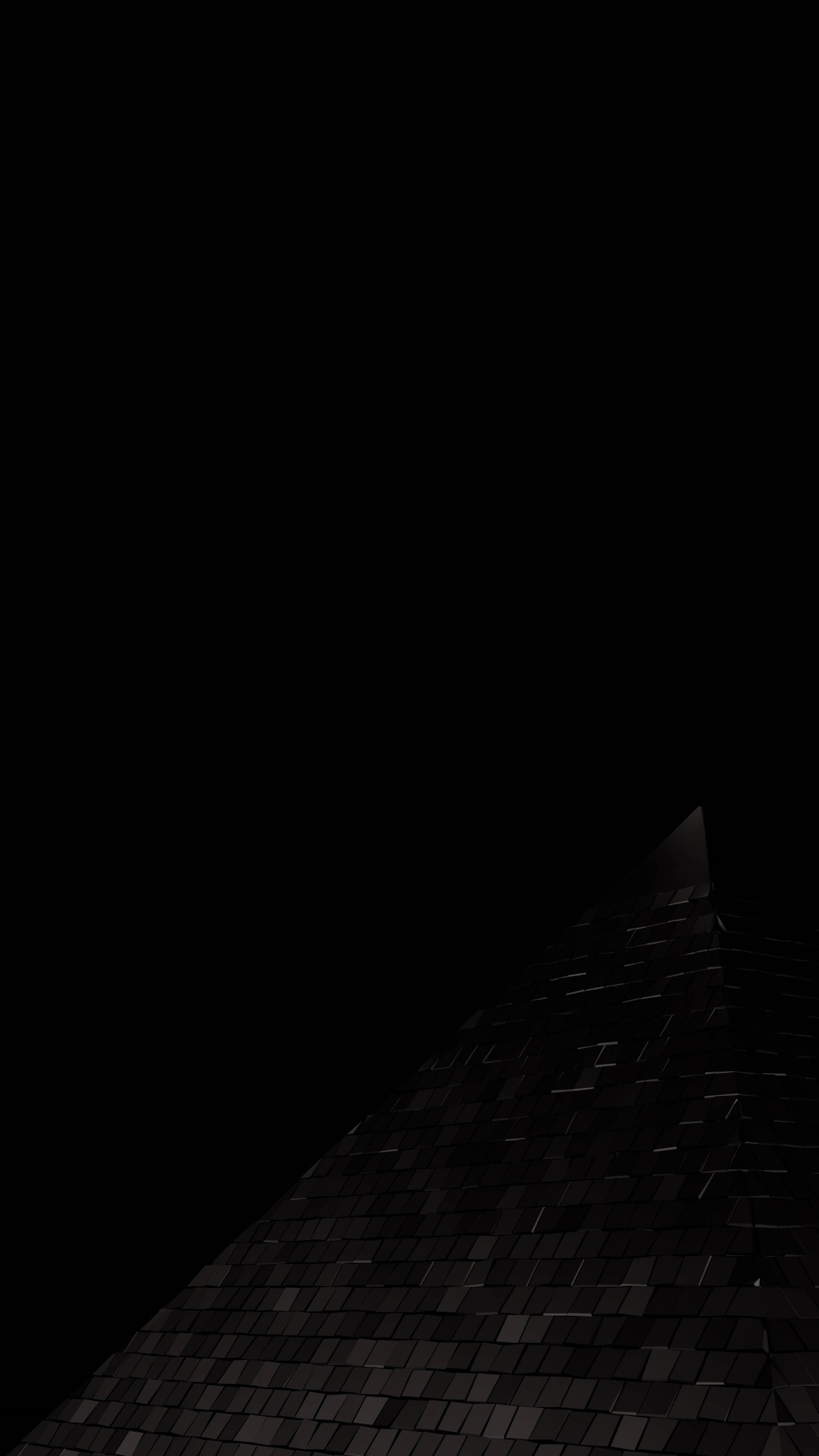 iPhone 13 Sort Pyramide Wallpapers