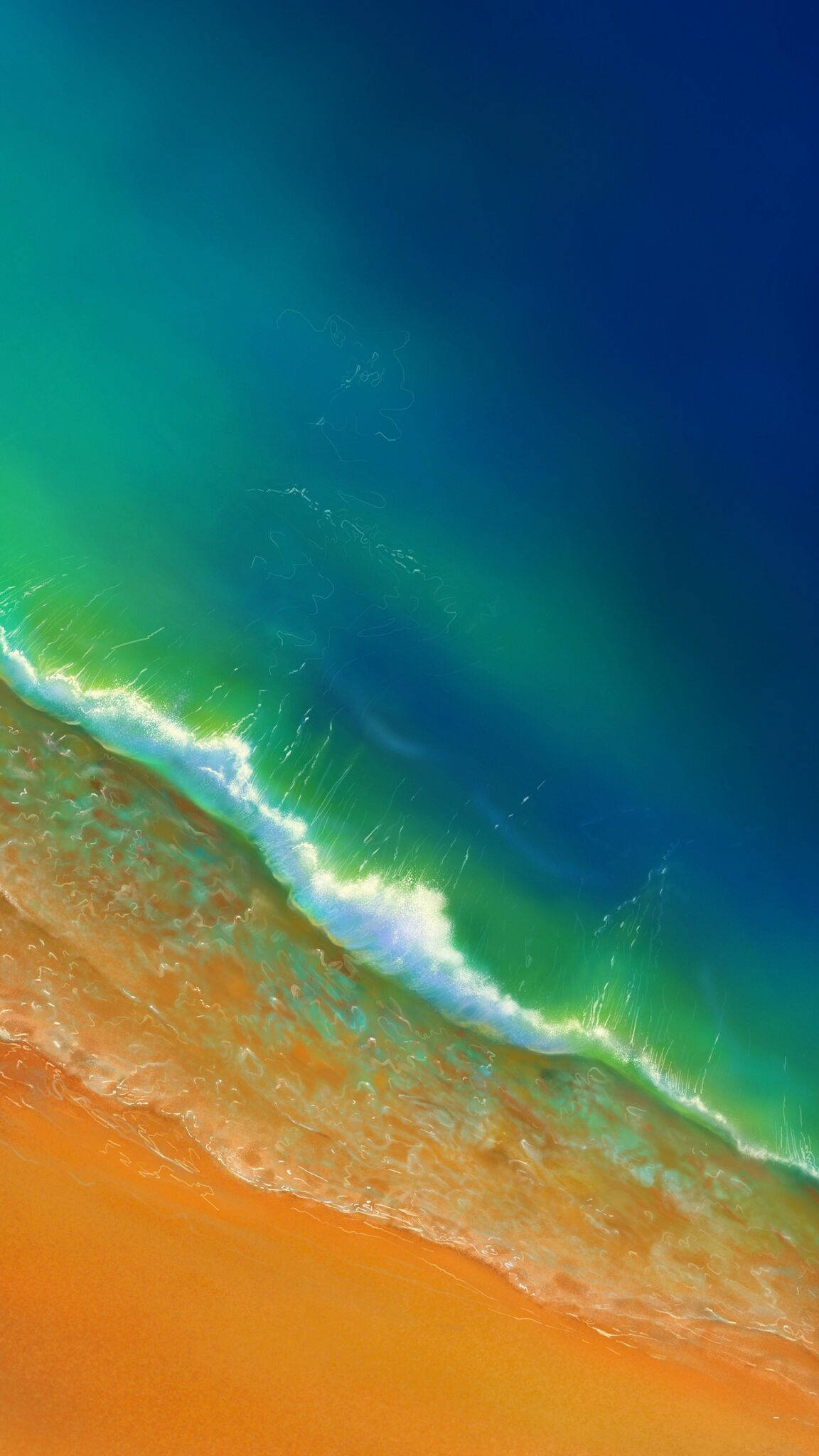 iPhone 14 Grøn Kyst Wallpapers