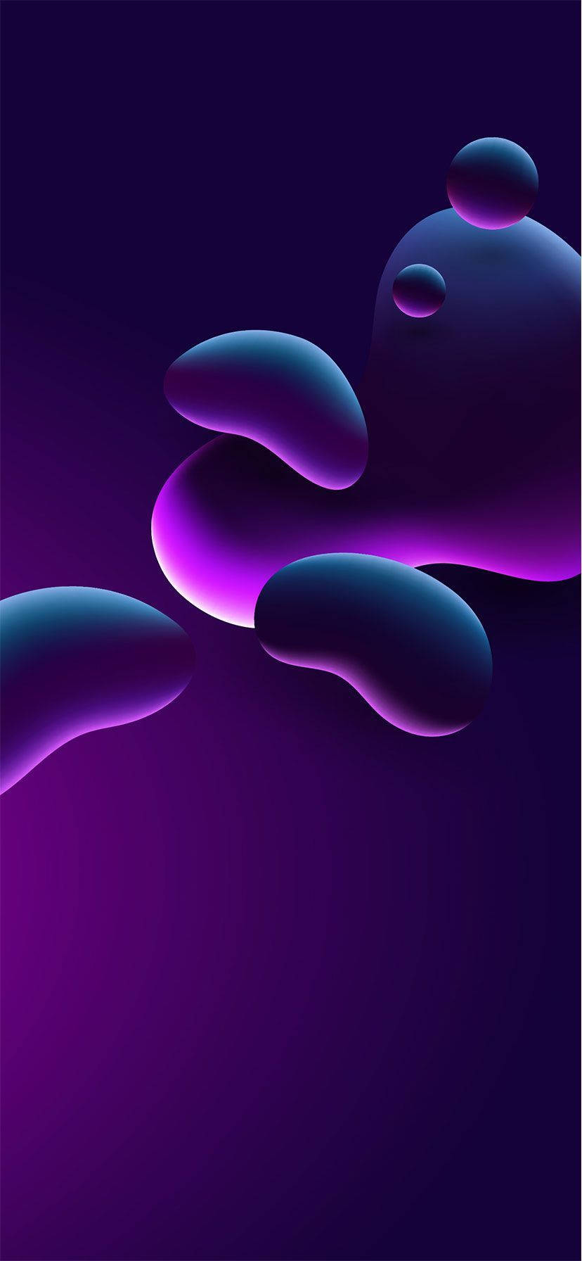 iPhone 14 Mørk Lilla Wallpapers
