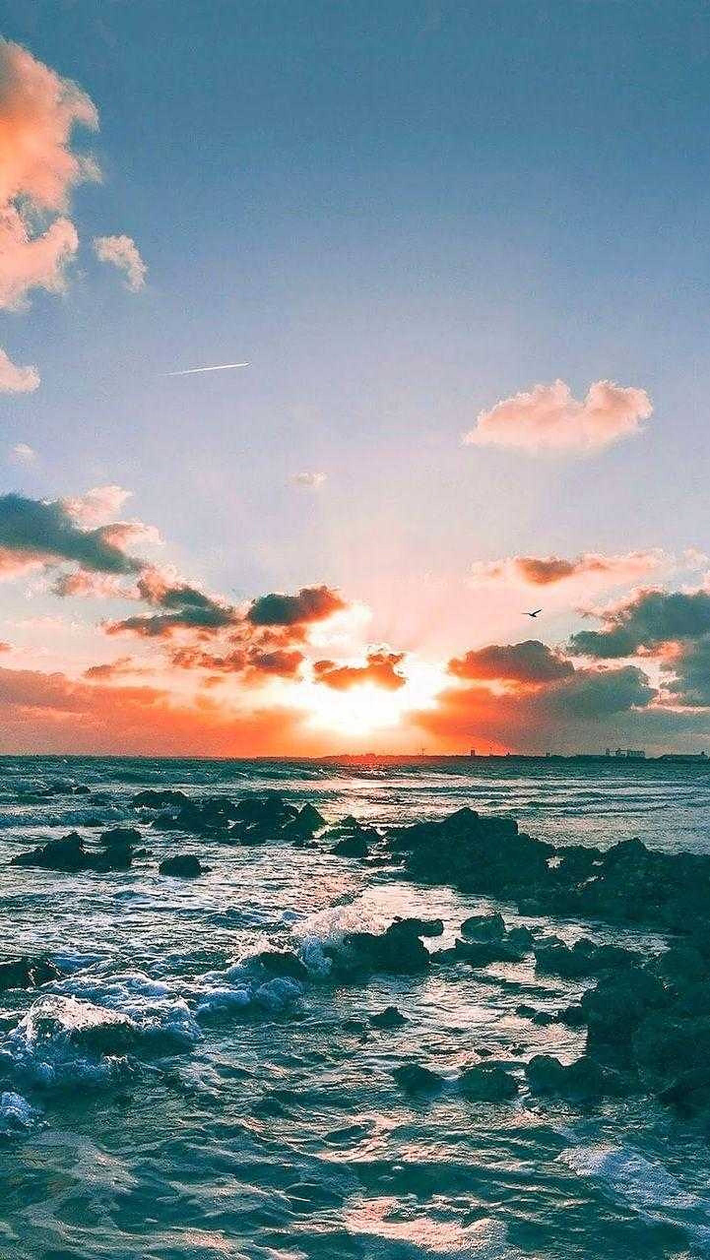 iPhone æstetisk solnedgang Wallpapers