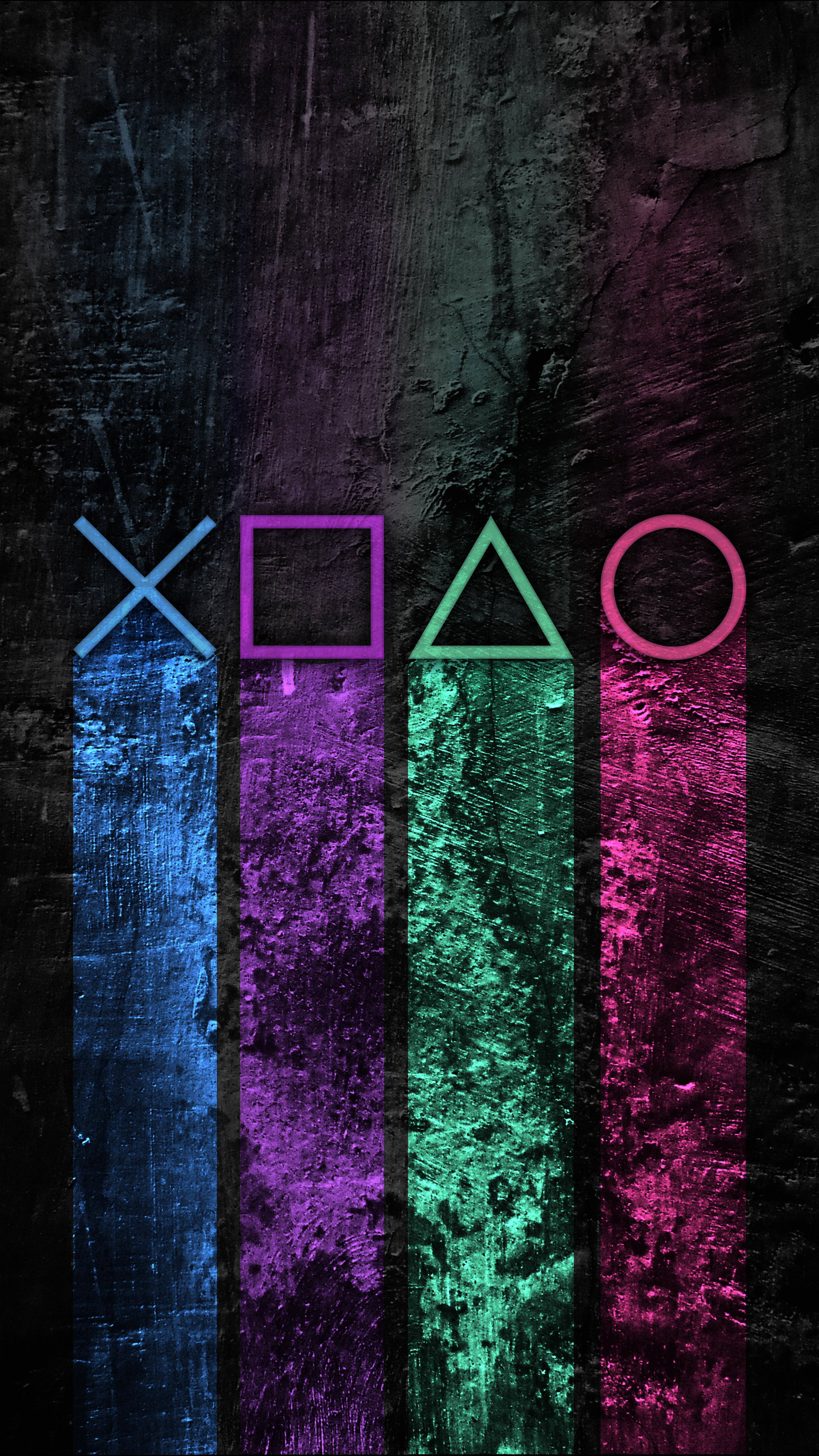 iPhone Gaming PS4 Kridtknapper Wallpapers
