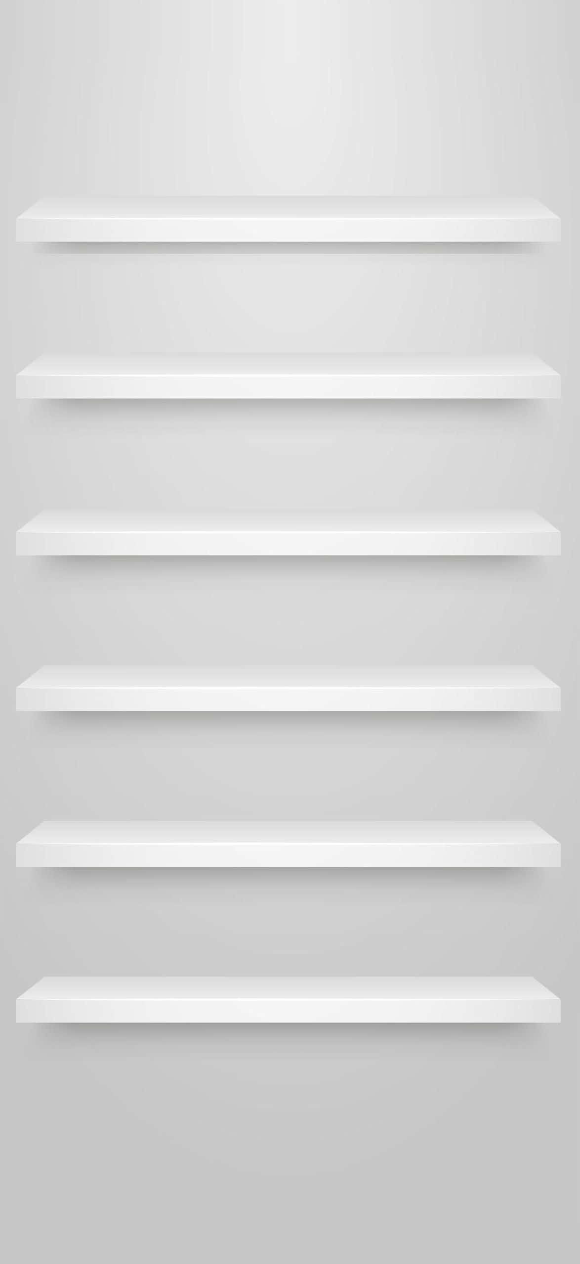 iPhone hvide hylder Wallpapers