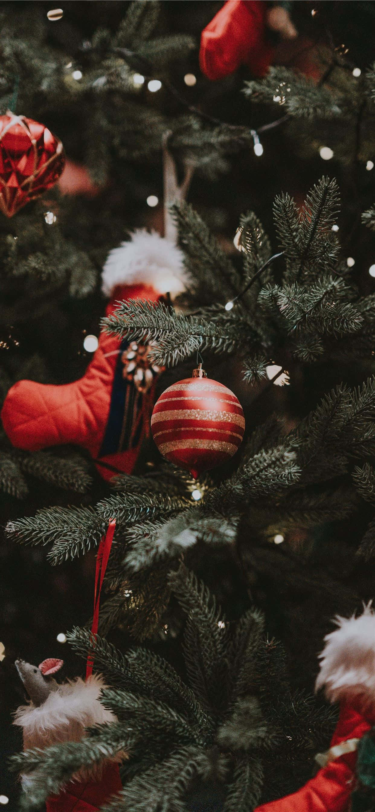 iPhone jul æstetiske kugler 2018 Wallpapers