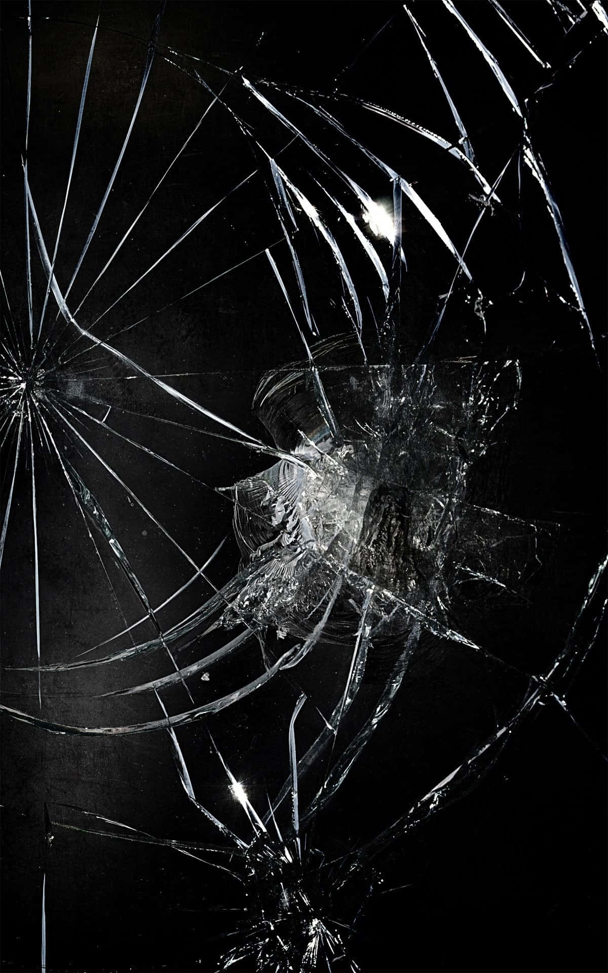 iPhone revnet skærm ridser prank Wallpapers