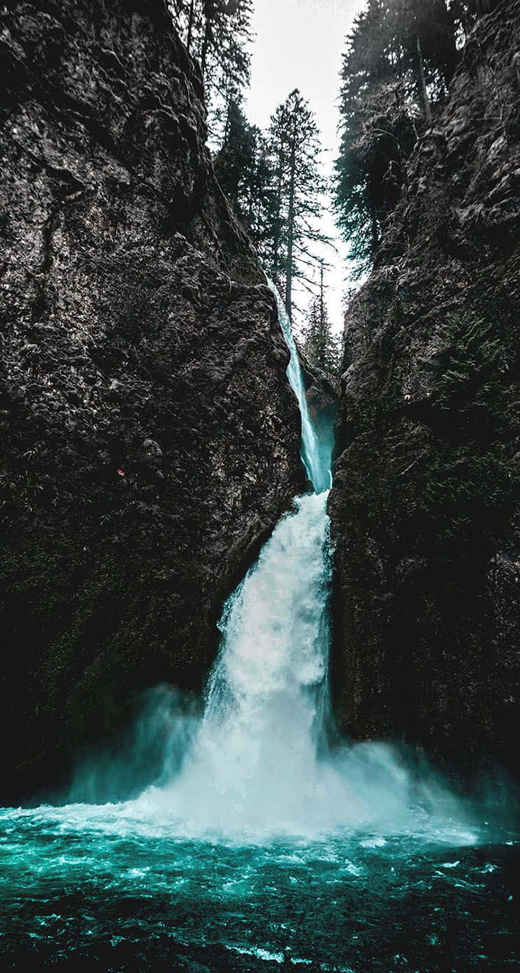 iPhone Vandfald Skærmbeskytter Tema Wallpapers