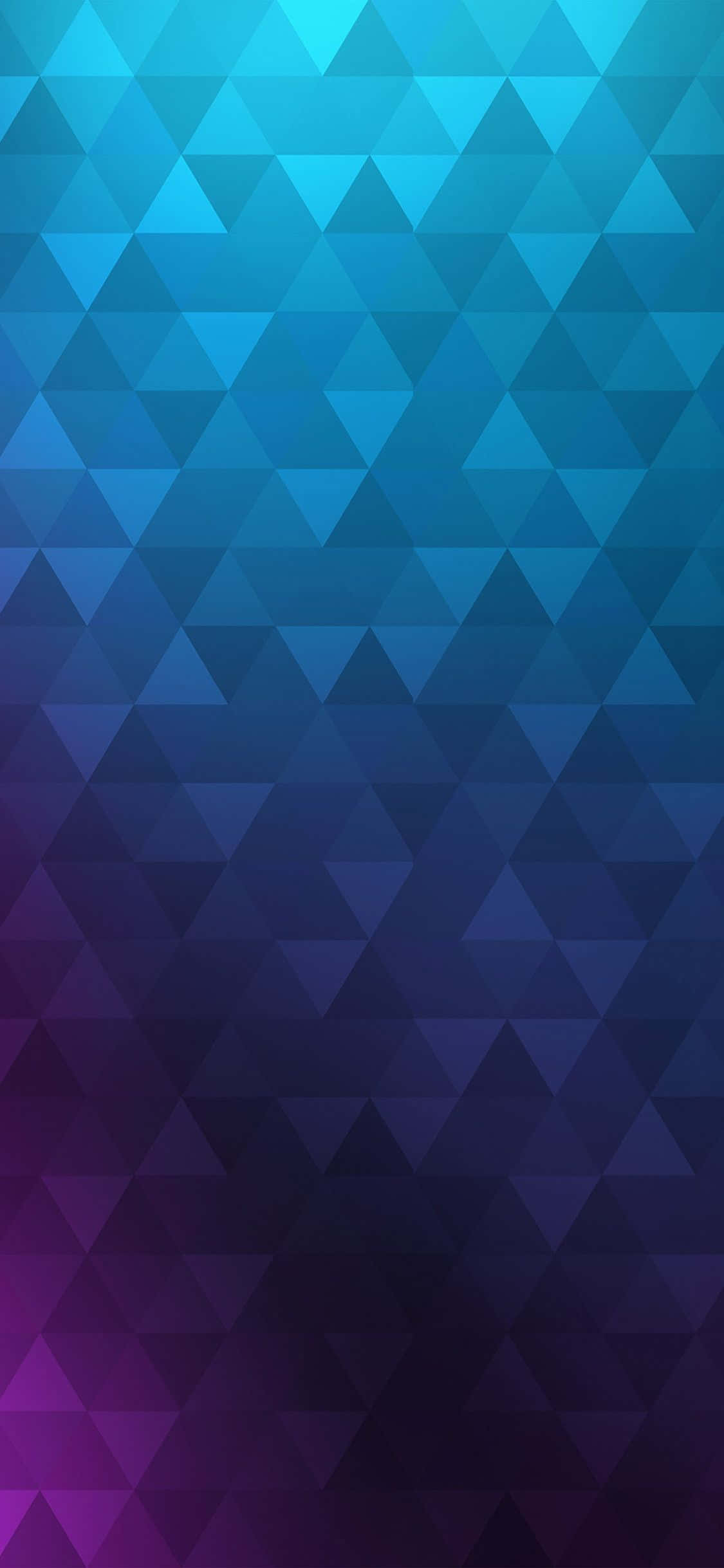iPhone X Abstrakt Trekantmønster Wallpapers