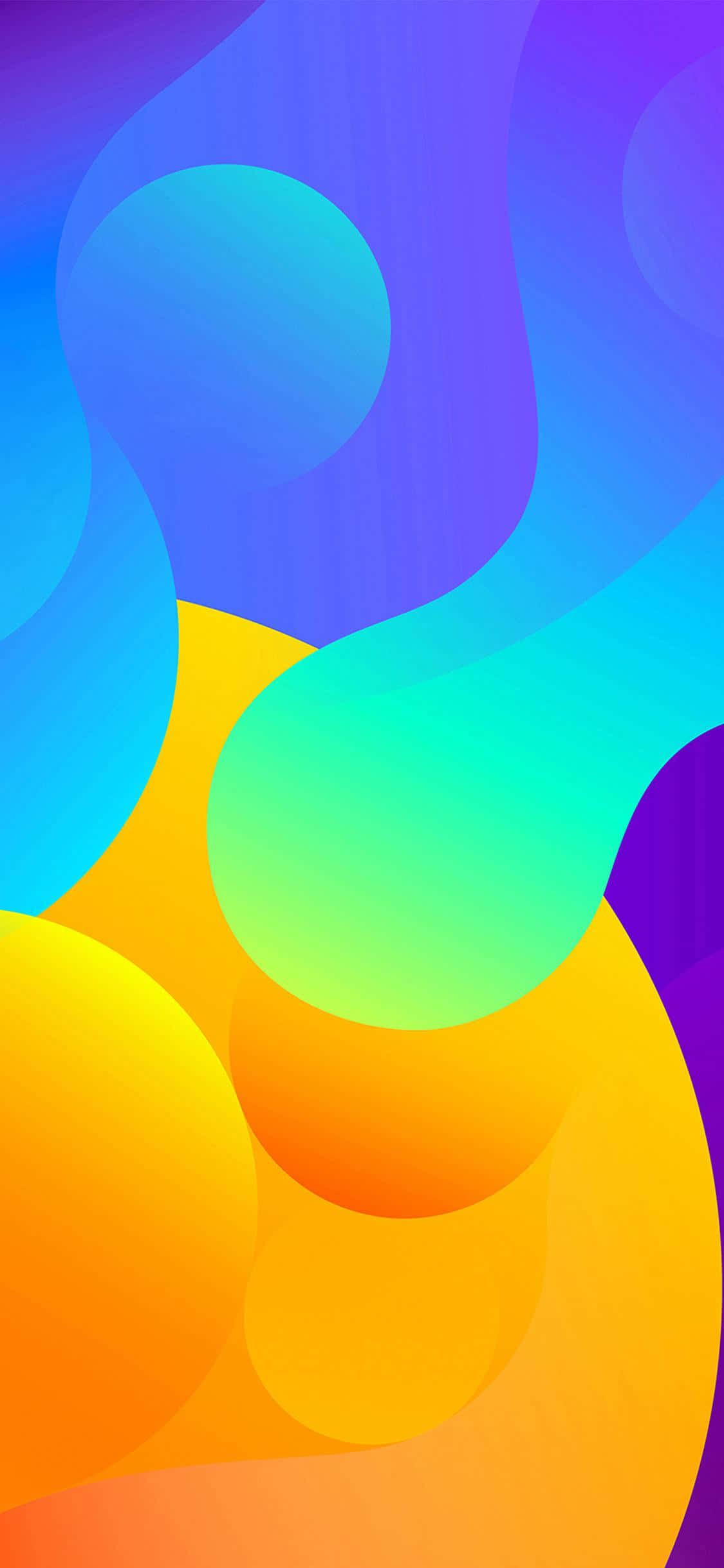 iPhone X Abstrakte Malingklatter Wallpapers