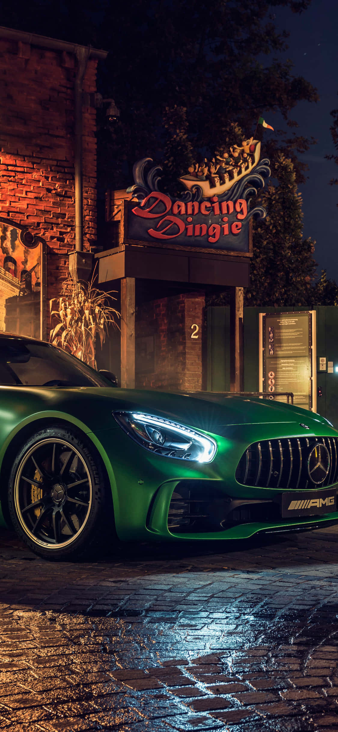 iPhone X Amg Gt-r Baggrund & Grøn AMG GT Wallpapers