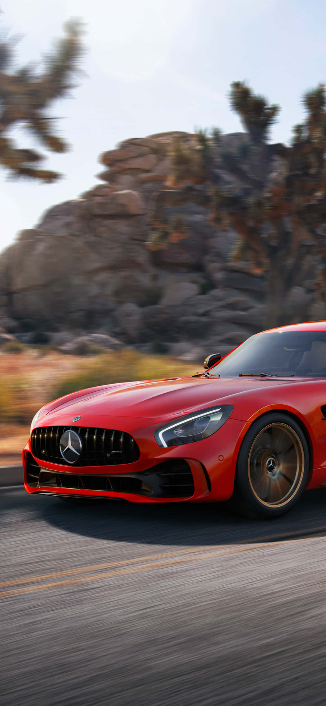iPhone X Amg Gt-r Baggrund Rød 2018 AMG GTR Wallpapers