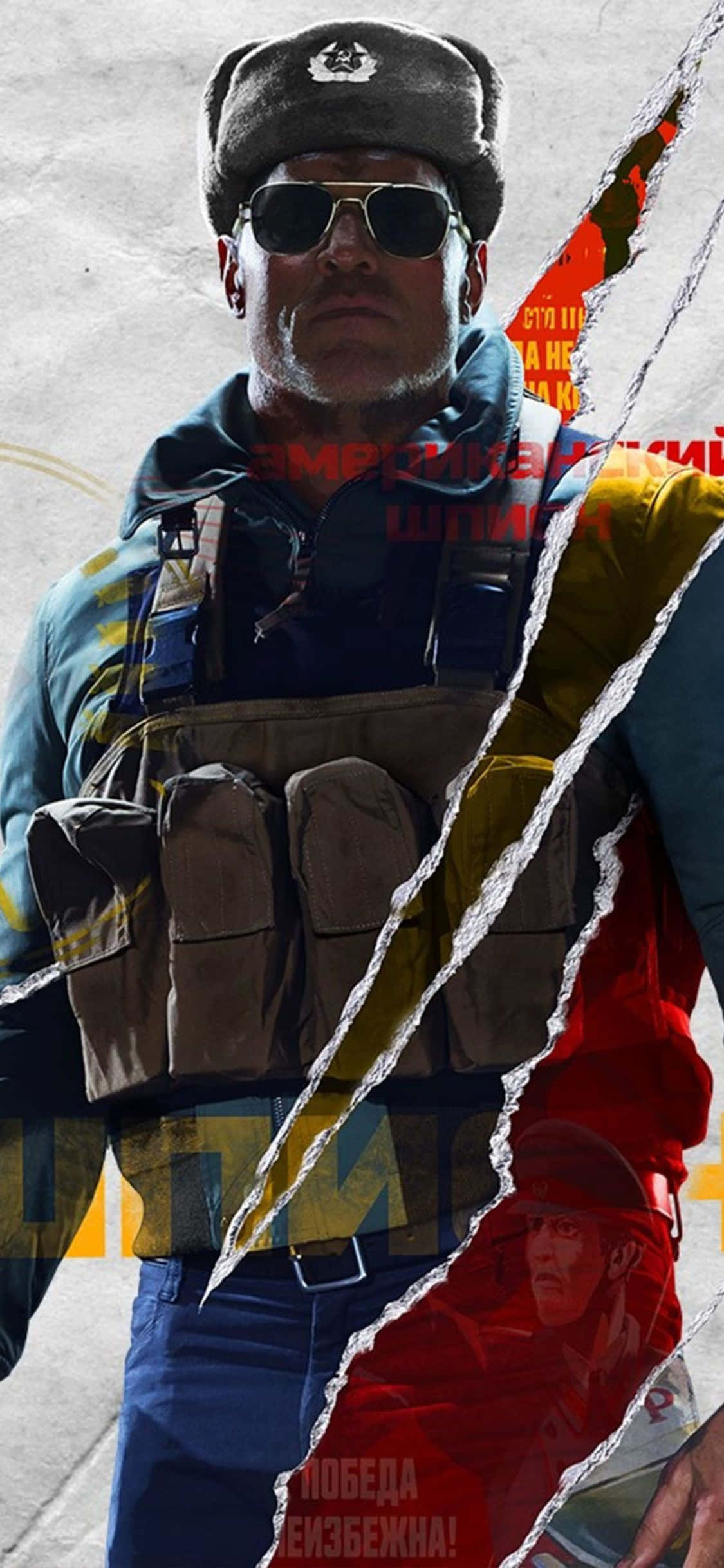 iPhone X Call Of Duty Black Ops Cold War Baggrund Russisk Karakter Wallpapers