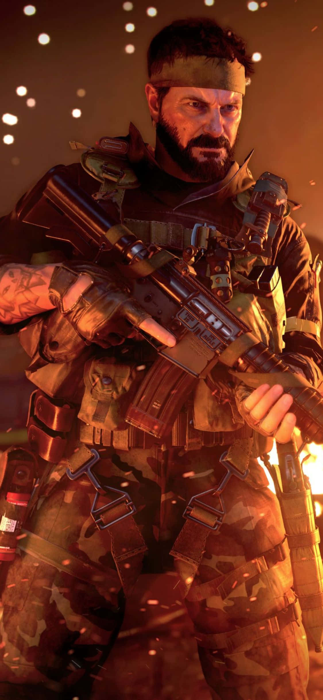 iPhone X Call Of Duty Black Ops Cold War Baggrund Frank Woods Wallpapers