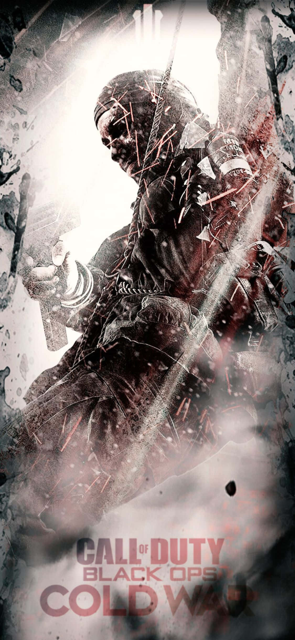 iPhone X Call Of Duty Black Ops Cold War Baggrund Spilcover Wallpapers