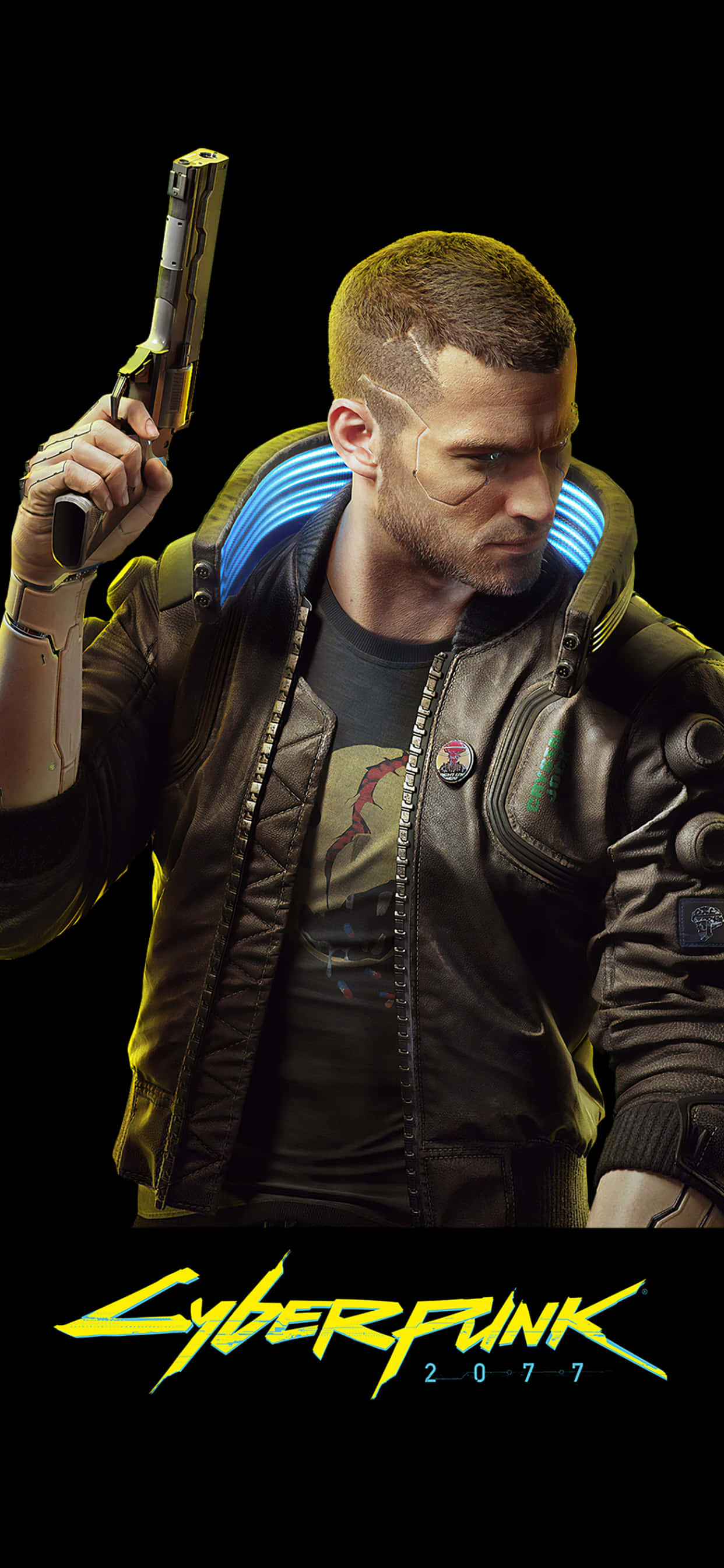 iPhone X Cyberpunk 2077 baggrund Wallpapers