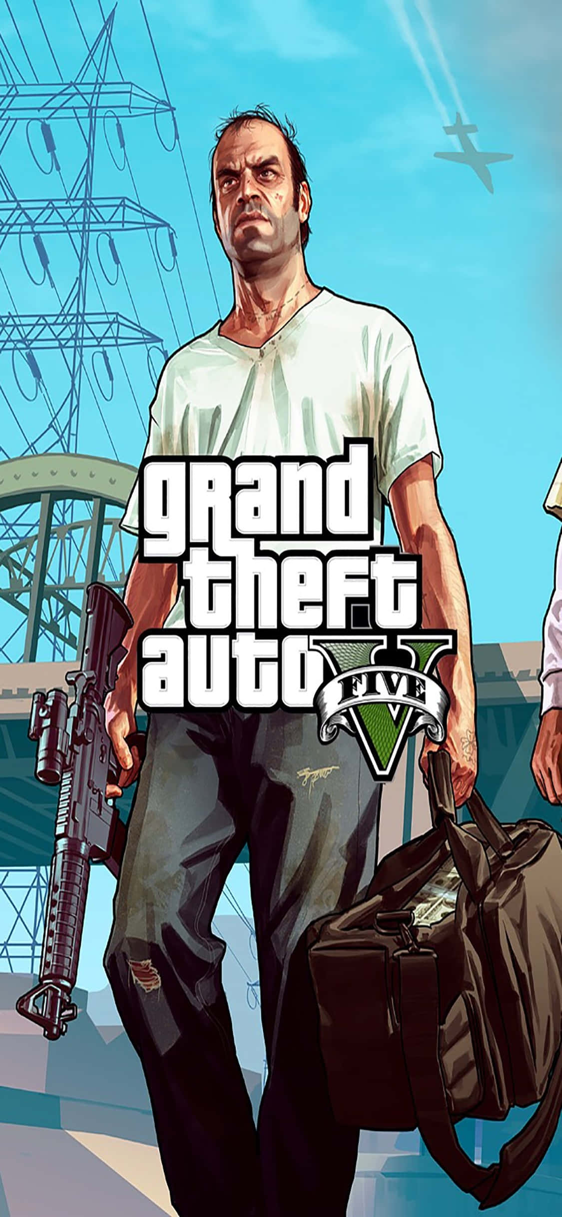 iPhone X Grand Theft Auto V-baggrund Trevor & Bag Wallpapers