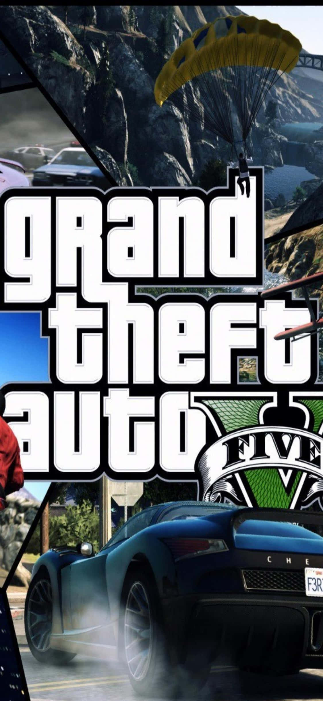 iPhone X Grand Theft Auto V Baggrund I Køretøj Wallpapers