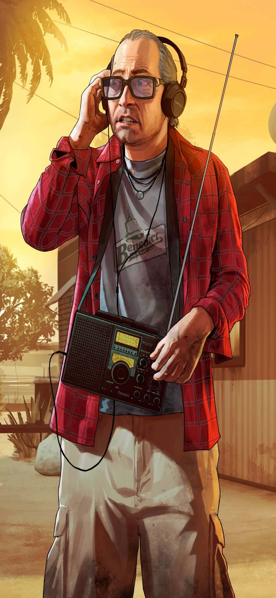 iPhone X Grand Theft Auto V Baggrund & Ron Jakowski Wallpapers