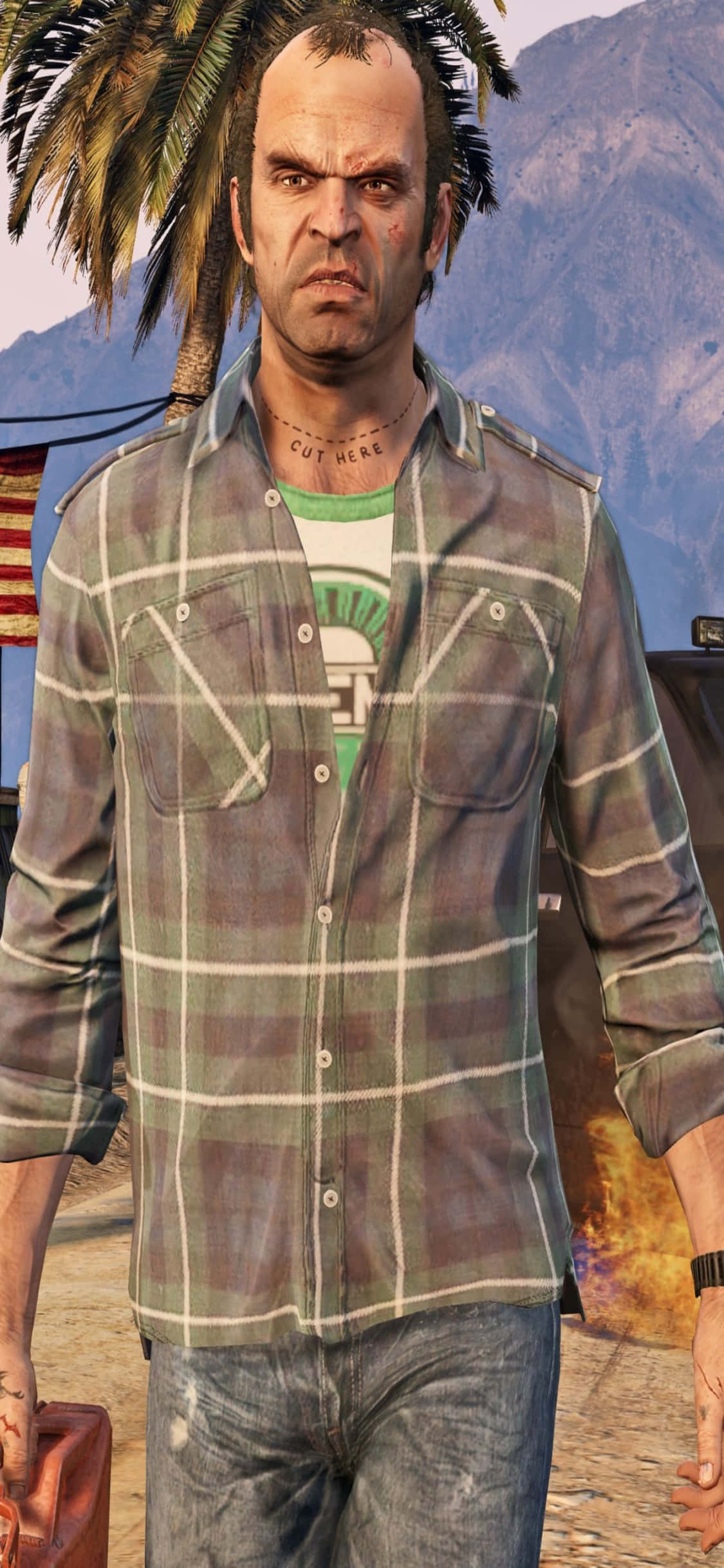 iPhone X Grand Theft Auto V Baggrund Trevor I Polo Wallpapers