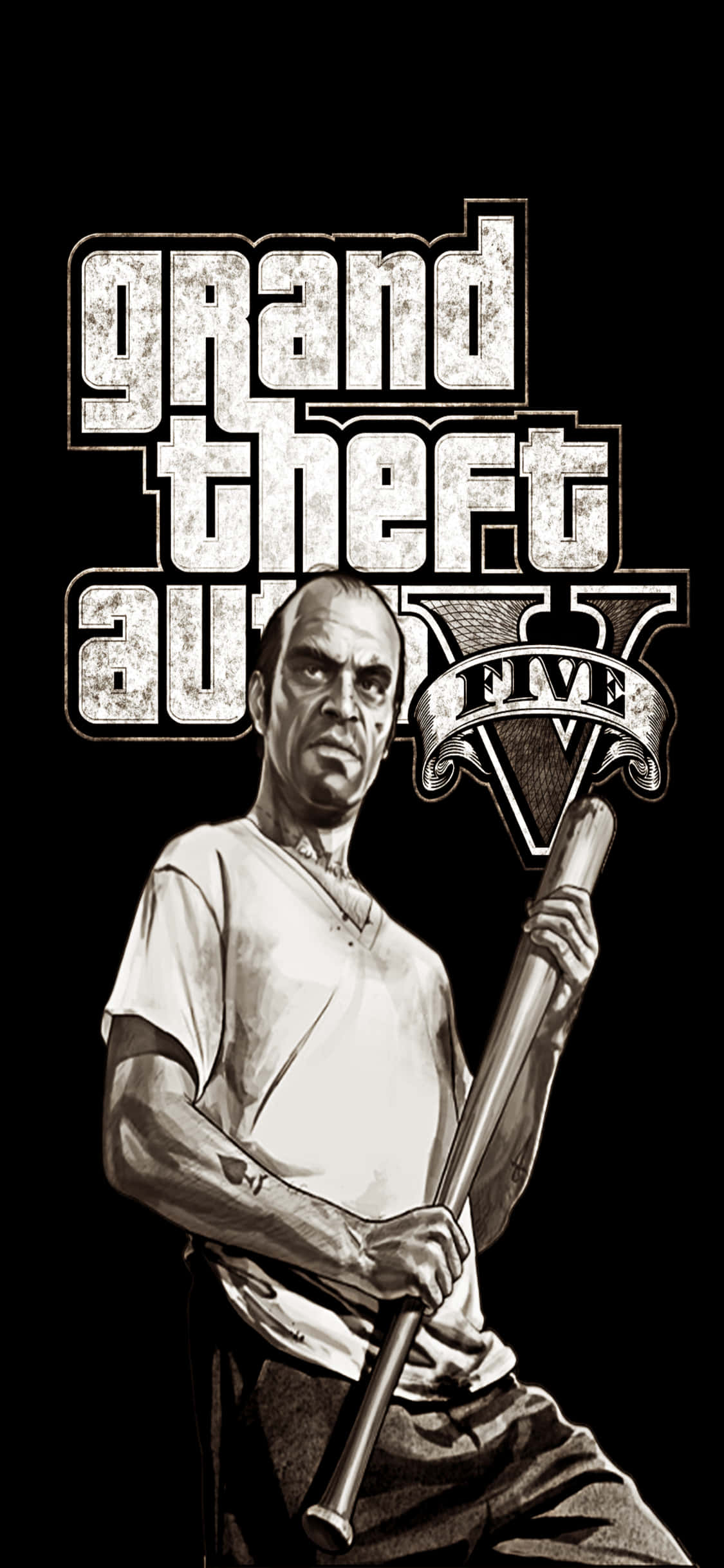 iPhone X Grand Theft Auto V Baggrund & Trevor Philips Wallpapers