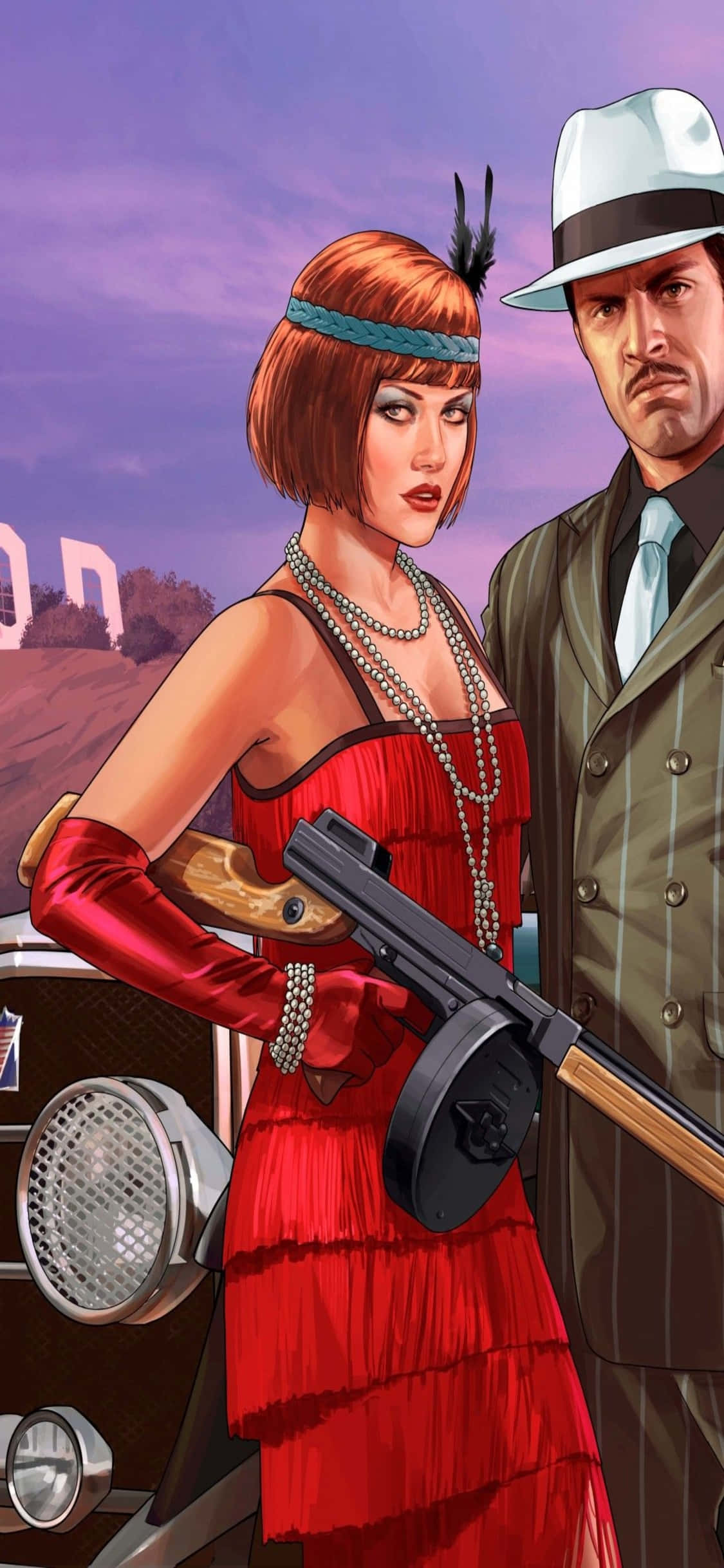 iPhone X Grand Theft Auto V Baggrund Valentinsbegivenhed Wallpapers