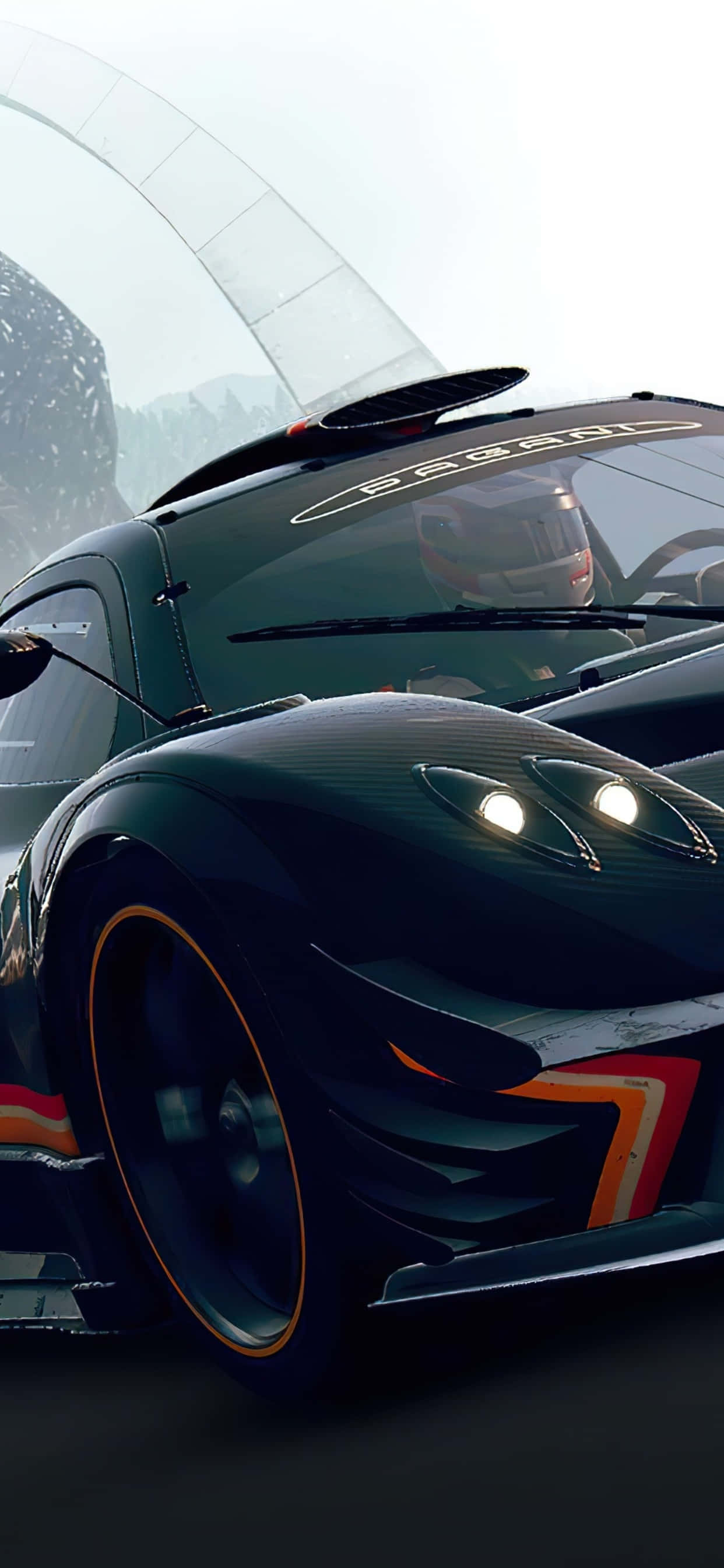 iPhone X Grid Autosport Baggrund & Racerkører Wallpapers