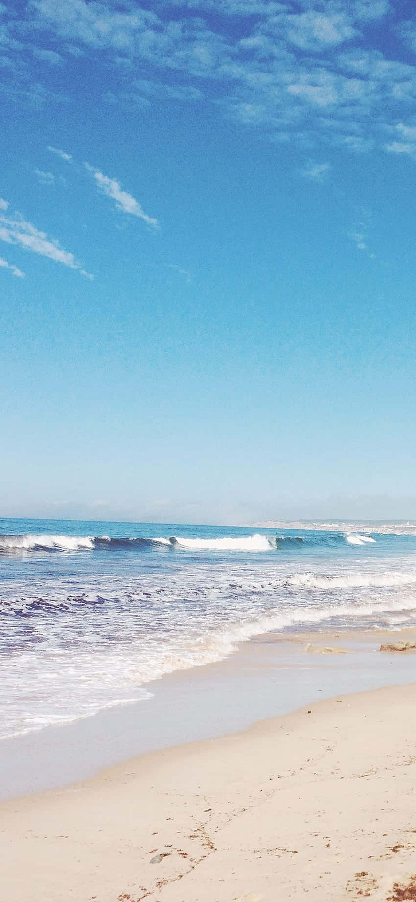 iPhone X Malibu Baggrund Hvid Strandsand Wallpapers