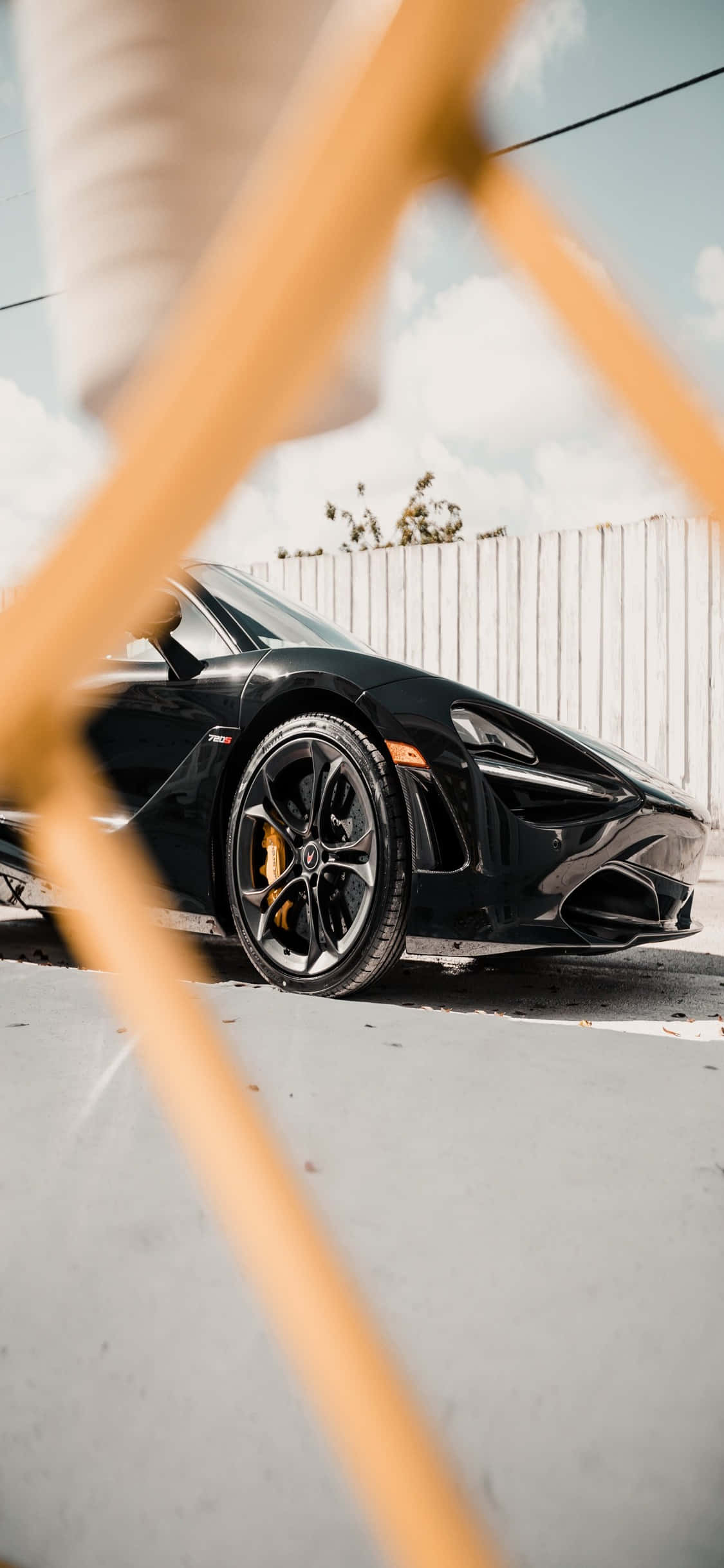 iPhone X Mclaren 720s Miami Baggrund Wallpapers