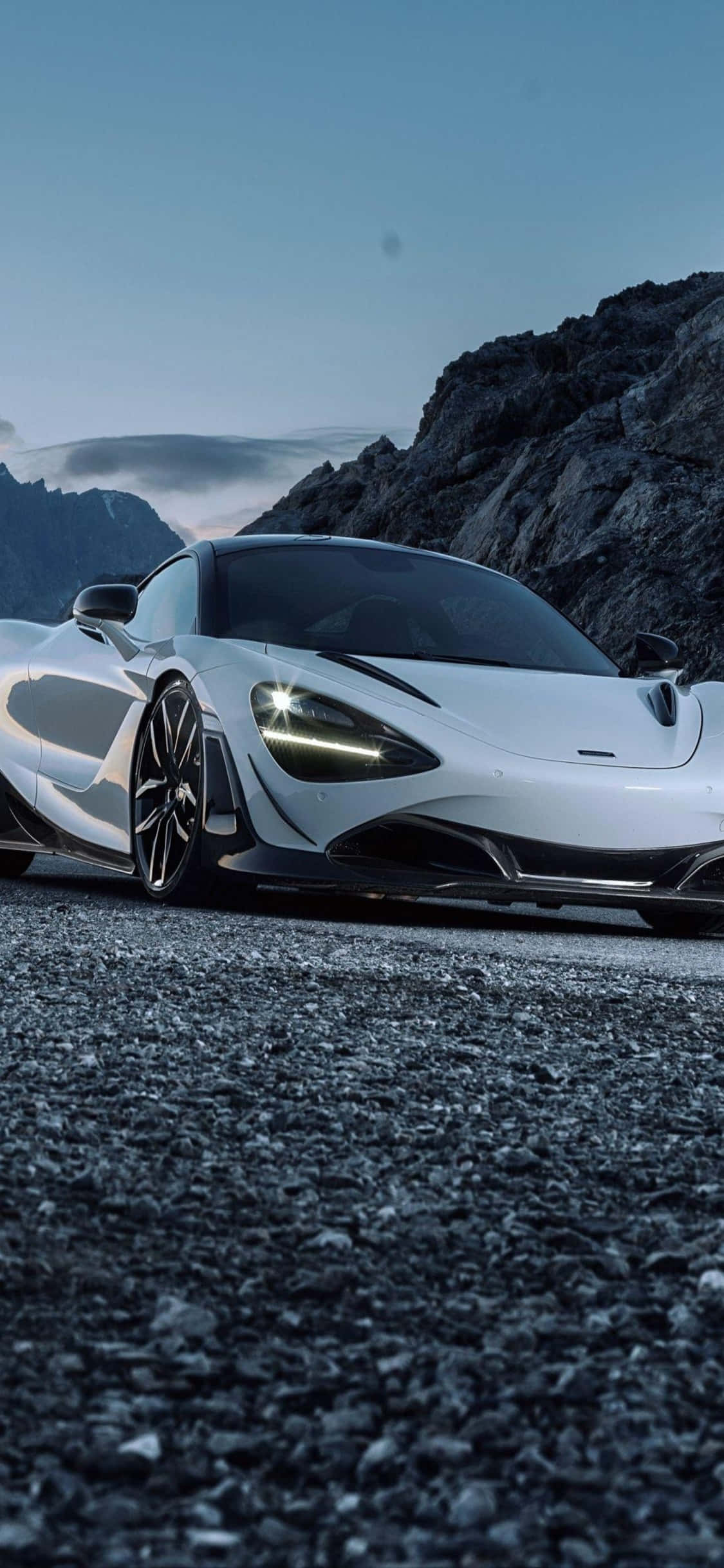 iPhone X Mclaren 720s Vejbaggrund Wallpapers
