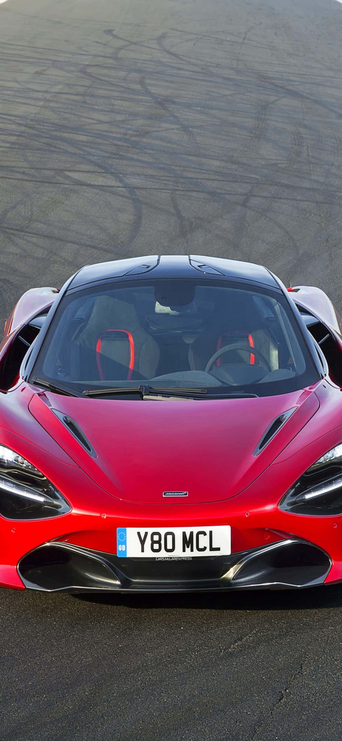 iPhone X Mclaren 720s Øjenhule Baggrund Wallpapers