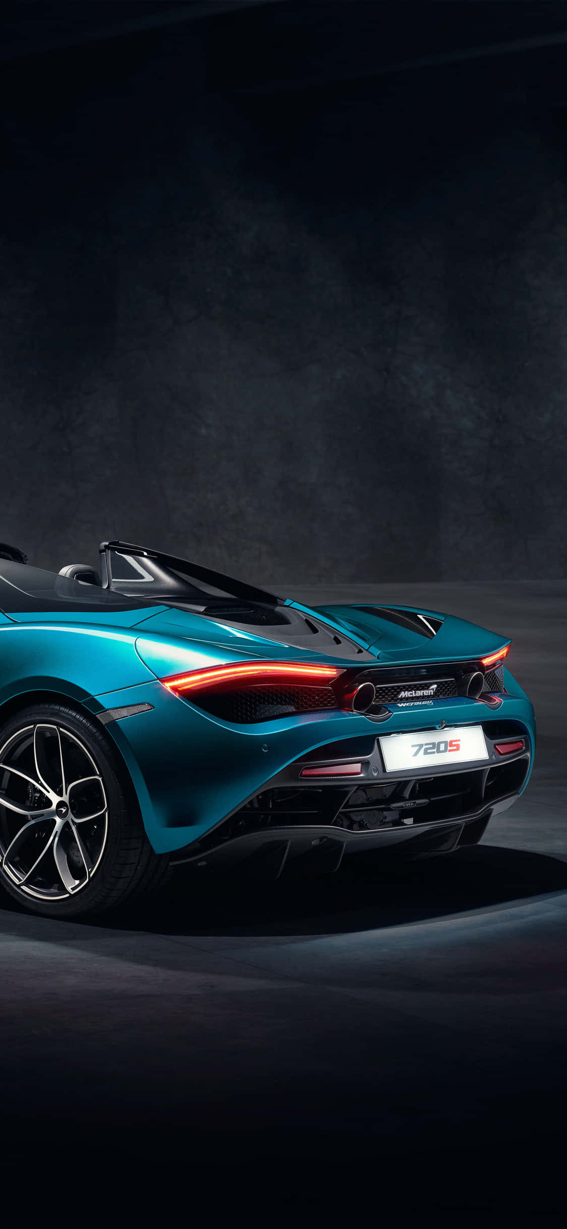 iPhone X Mclaren 720s Spider Pista Baggrund Wallpapers