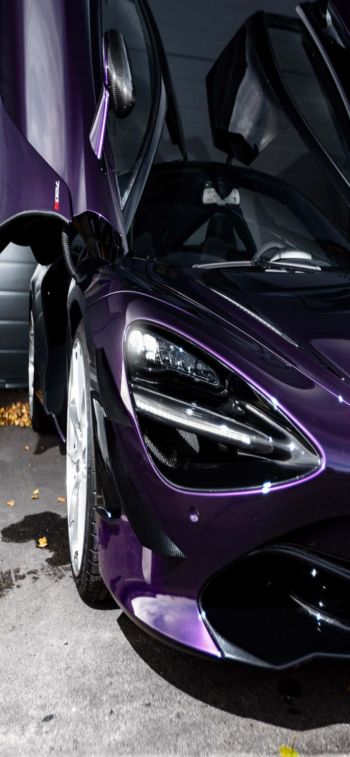 iPhone X Mclaren 720s Lilla Dør Baggrund Wallpapers