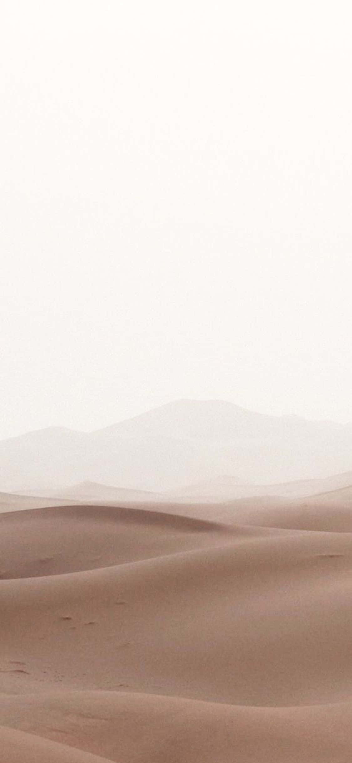 iPhone X Minimalistisk Ørken Sand Baggrund Wallpapers