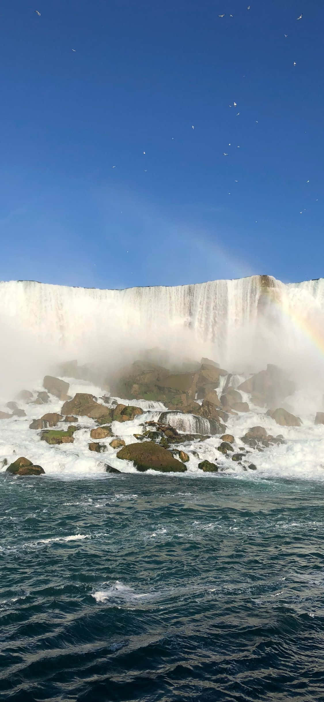 iPhone X Niagara Vandfald Baggrund Wallpapers