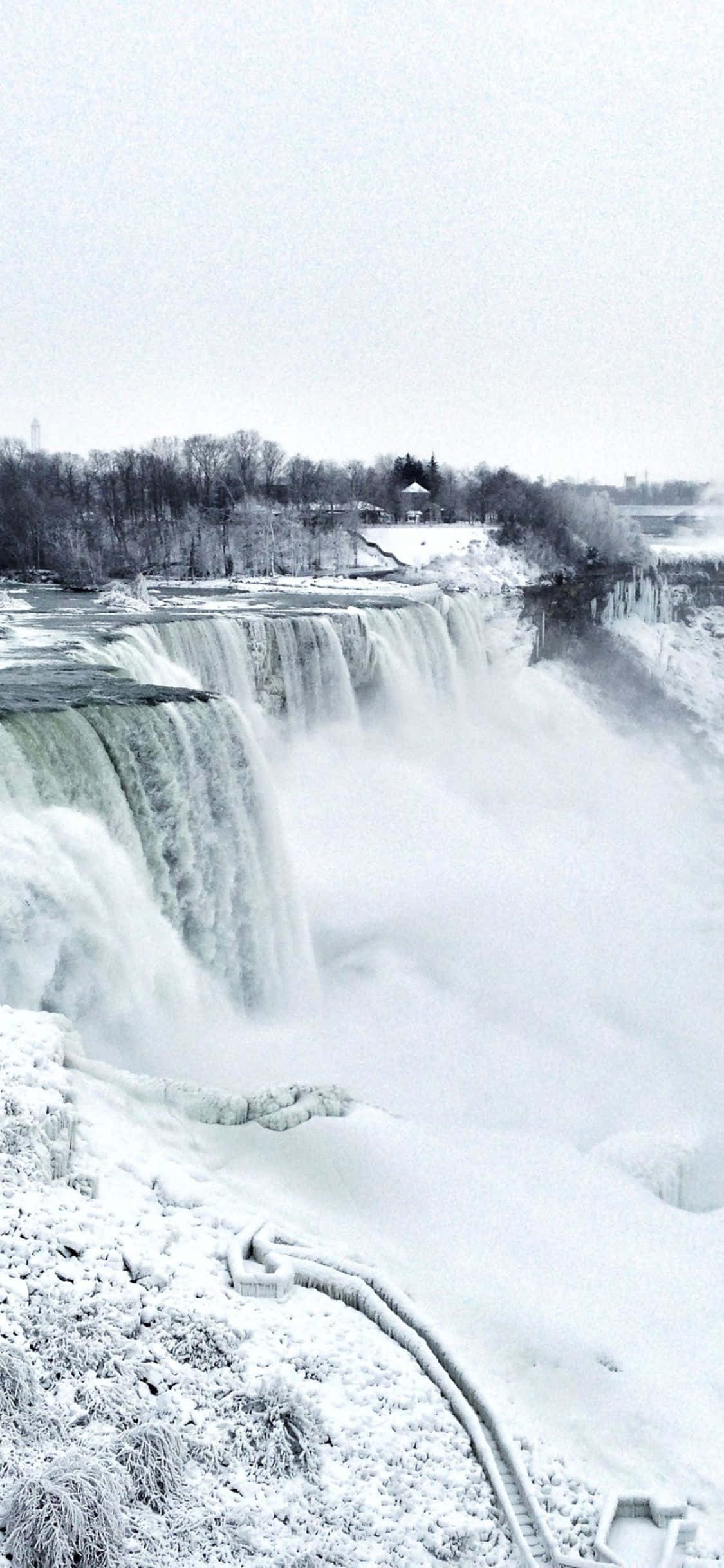 iPhone X Niagara White Falls Baggrund Wallpapers