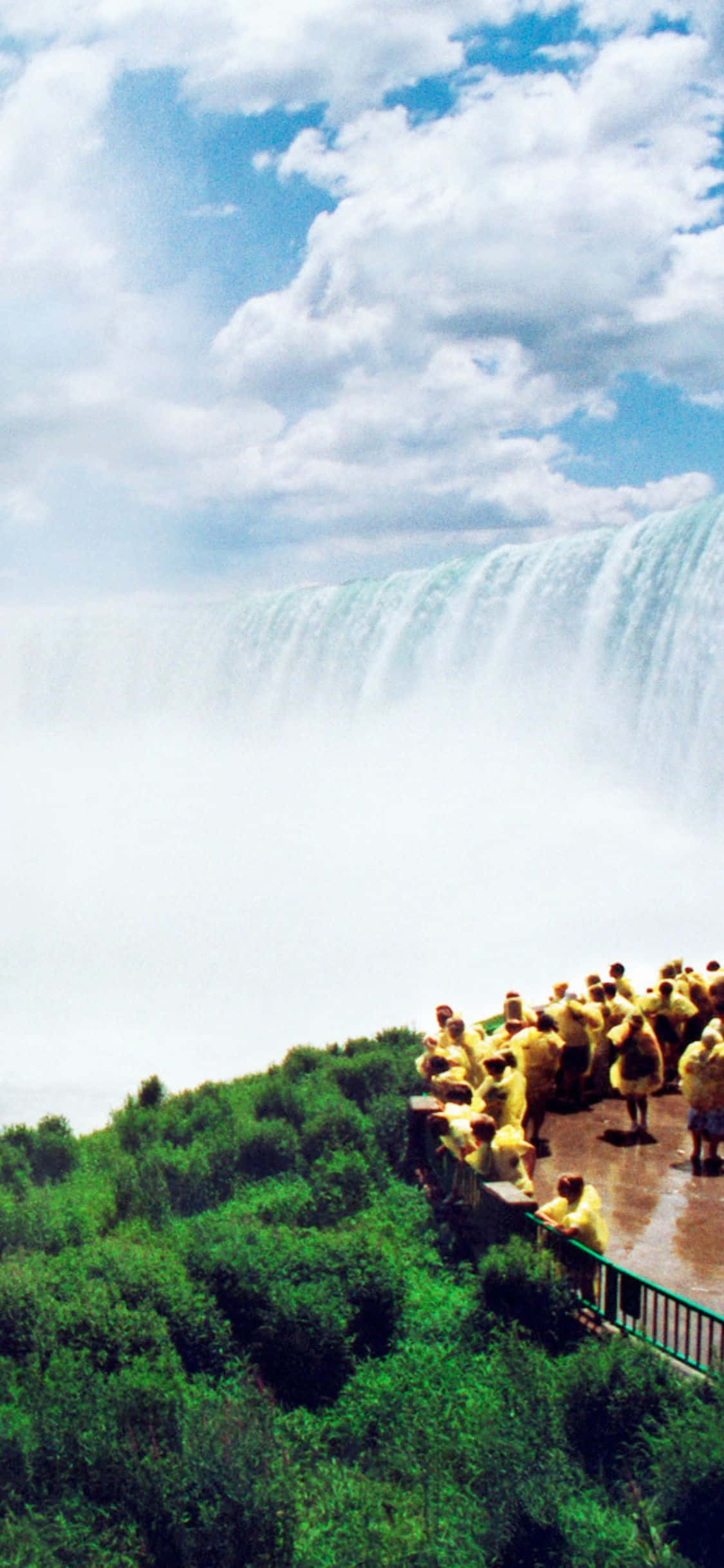 iPhone X Niagara Falls Himmel Baggrund Wallpapers