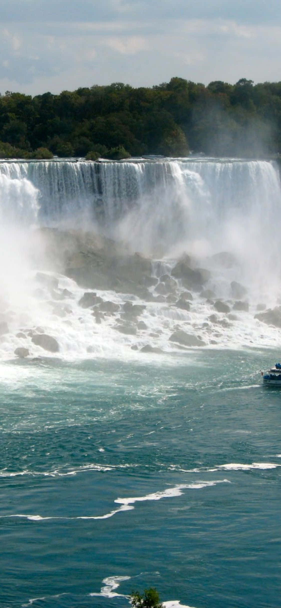 iPhone X Niagara Falls Udsigt Baggrund Wallpapers
