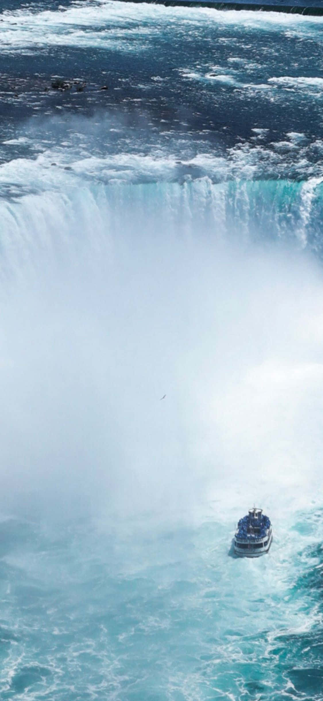 iPhone X Niagara Vandfald Baggrund Wallpapers